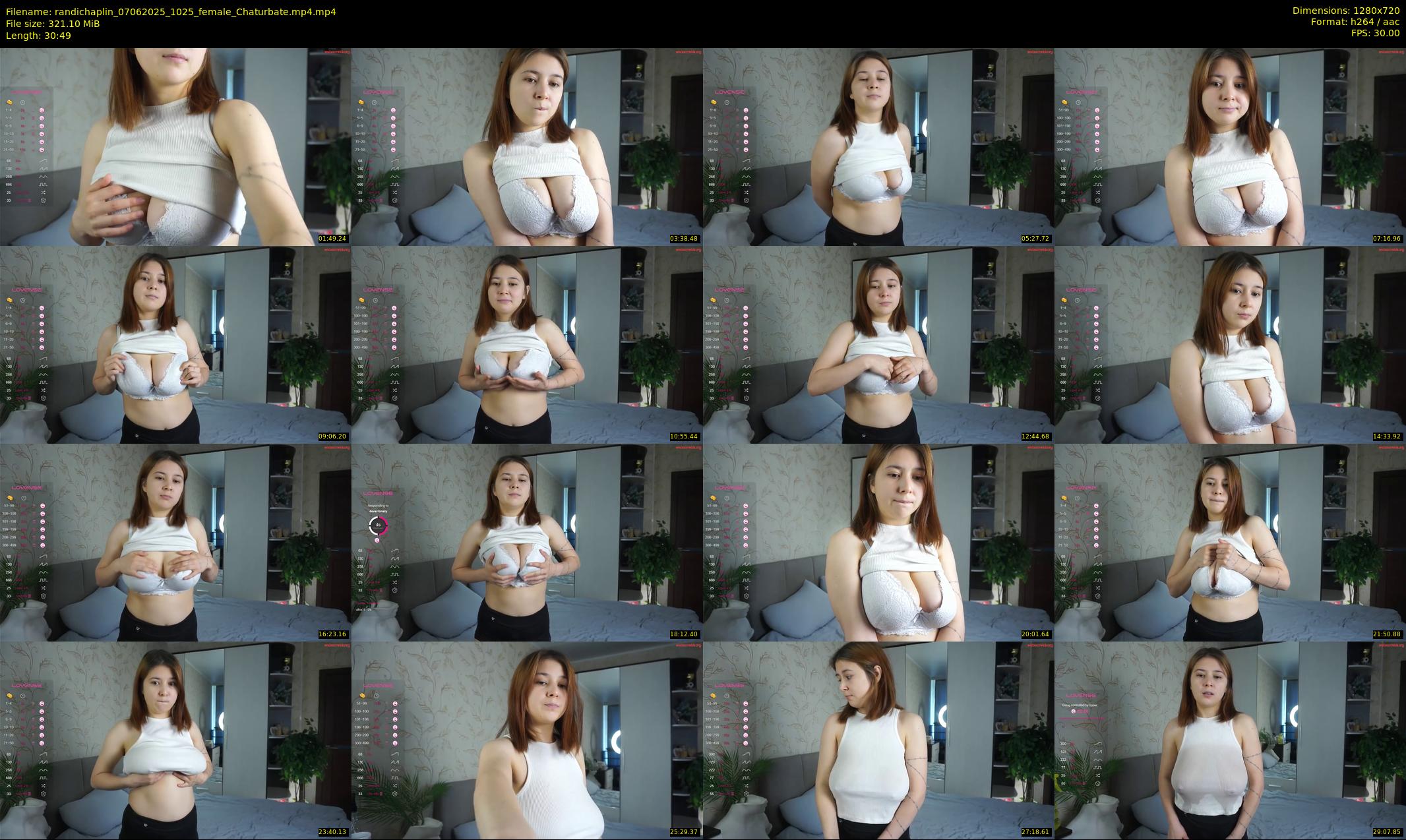 randichaplin — 31 minute Chaturbate female cam show recording, 720p, Jun 7, 2025