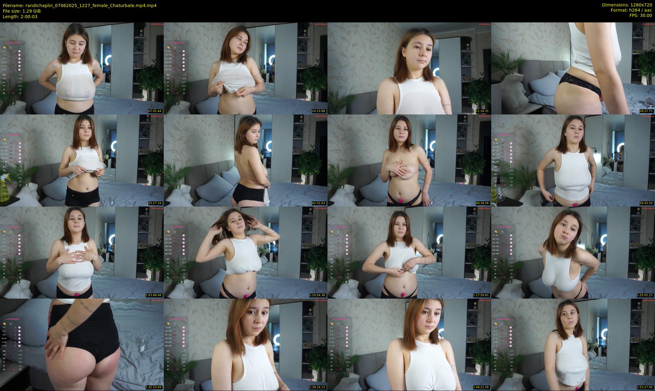 randichaplin — 121 minute Chaturbate female cam show recording, 720p, Jun 7, 2025