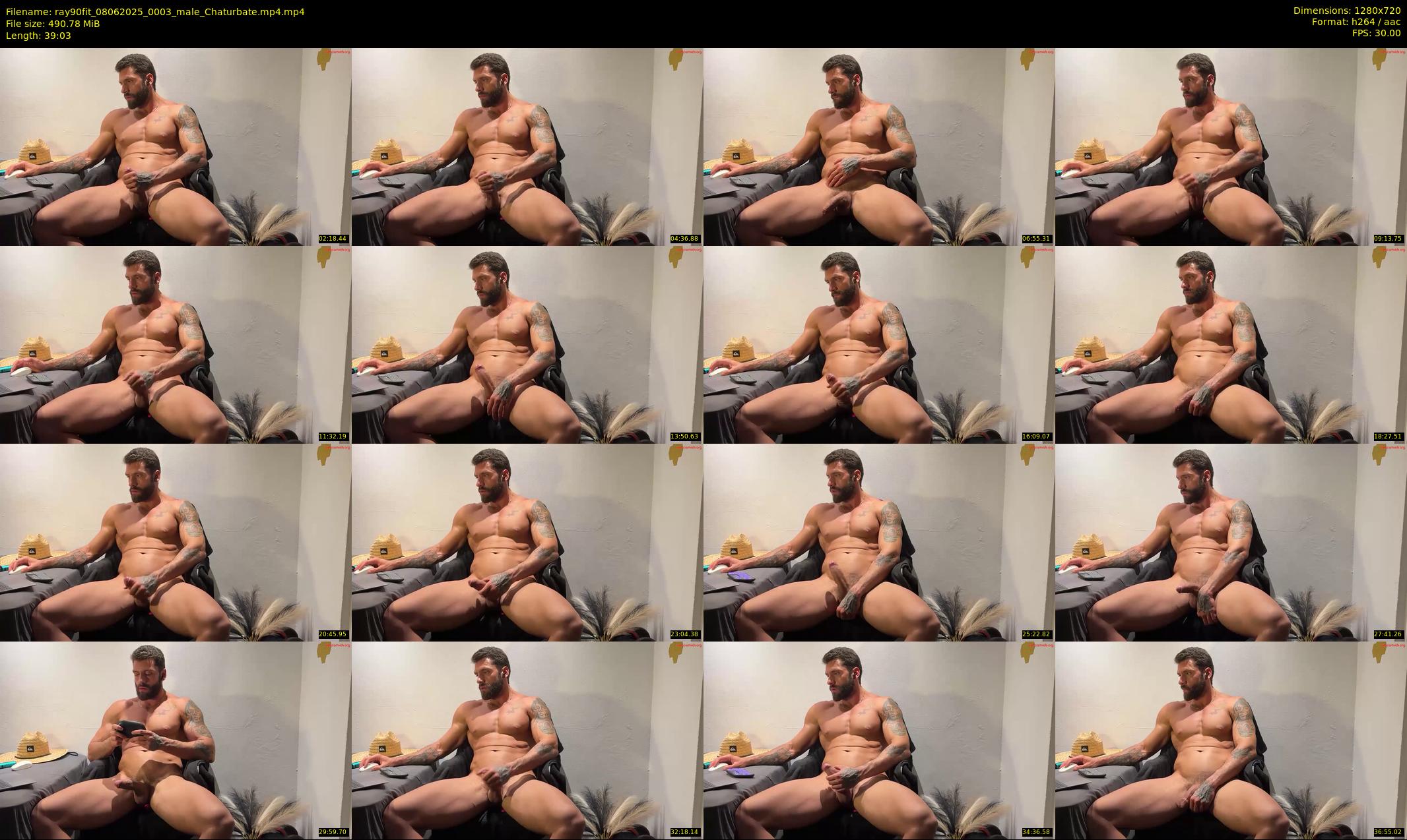 ray90fit — 40 minute Chaturbate male cam show recording, 720p, Jun 8, 2025