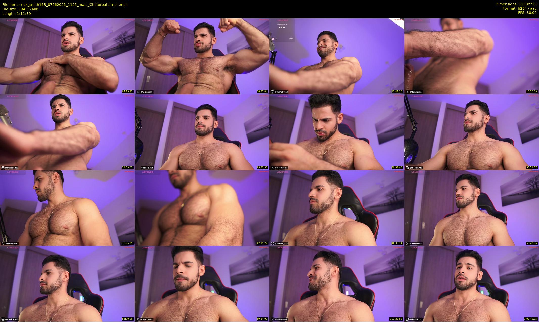 rick_smith153 — 72 minute Chaturbate male cam show recording, 720p, Jun 7, 2025