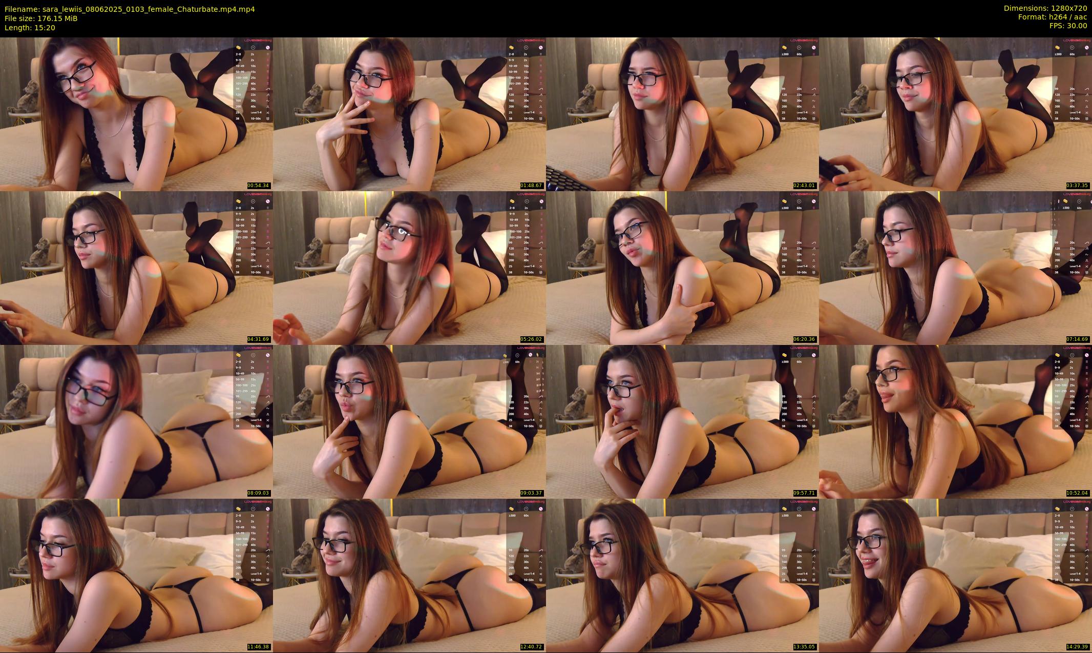 sara_lewiis — 16 minute Chaturbate female cam show recording, 720p, Jun 8, 2025
