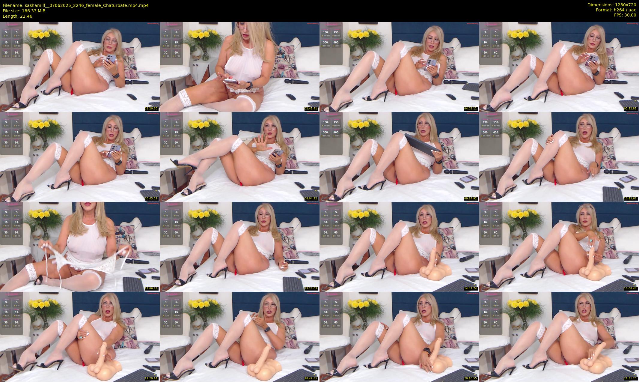 sashamilf_ — 23 minute Chaturbate female cam show recording, 720p, Jun 7, 2025