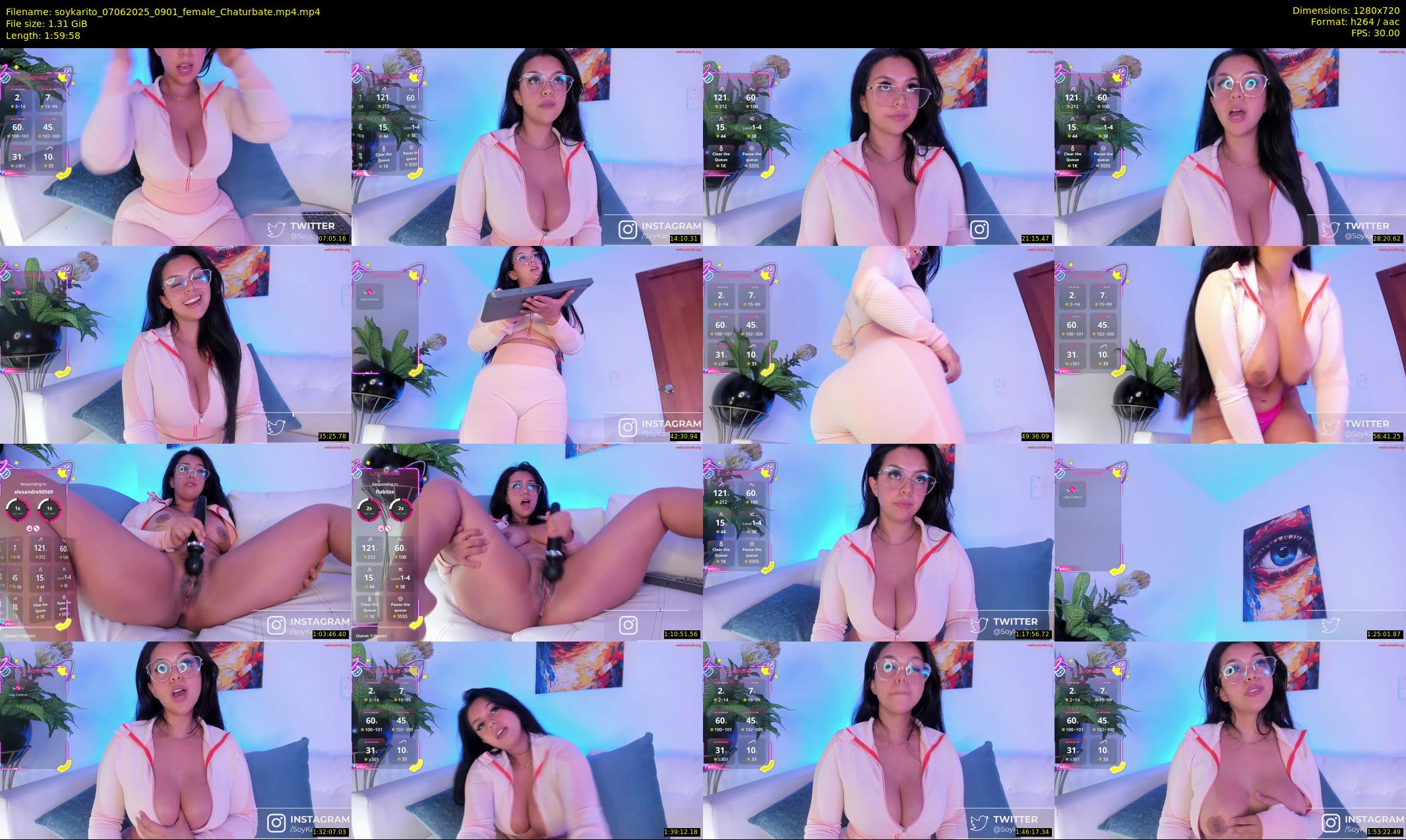 soykarito — 120 minute Chaturbate female cam show recording, 720p, Jun 7, 2025