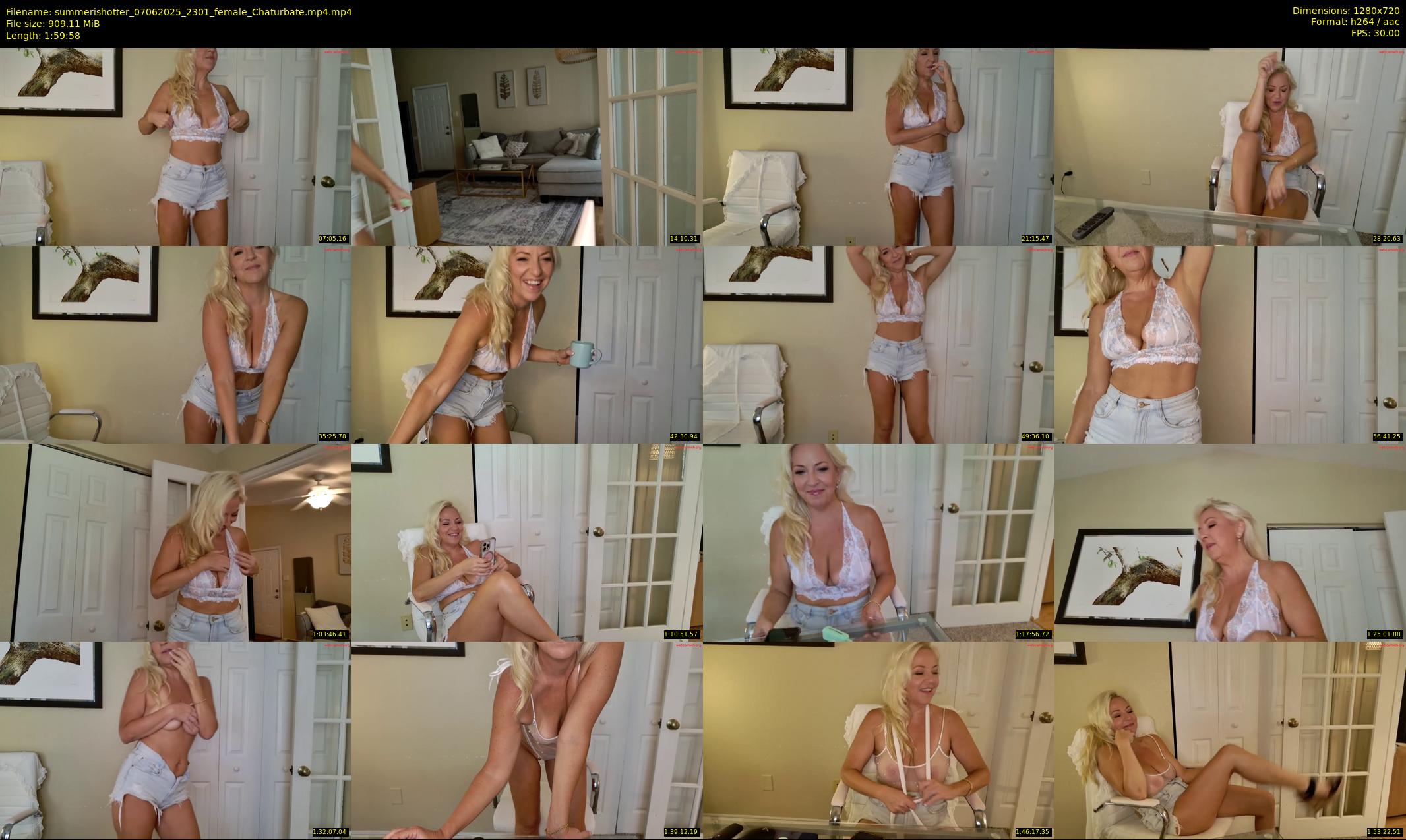 summerishotter — 120 minute Chaturbate female cam show recording, 720p, Jun 7, 2025