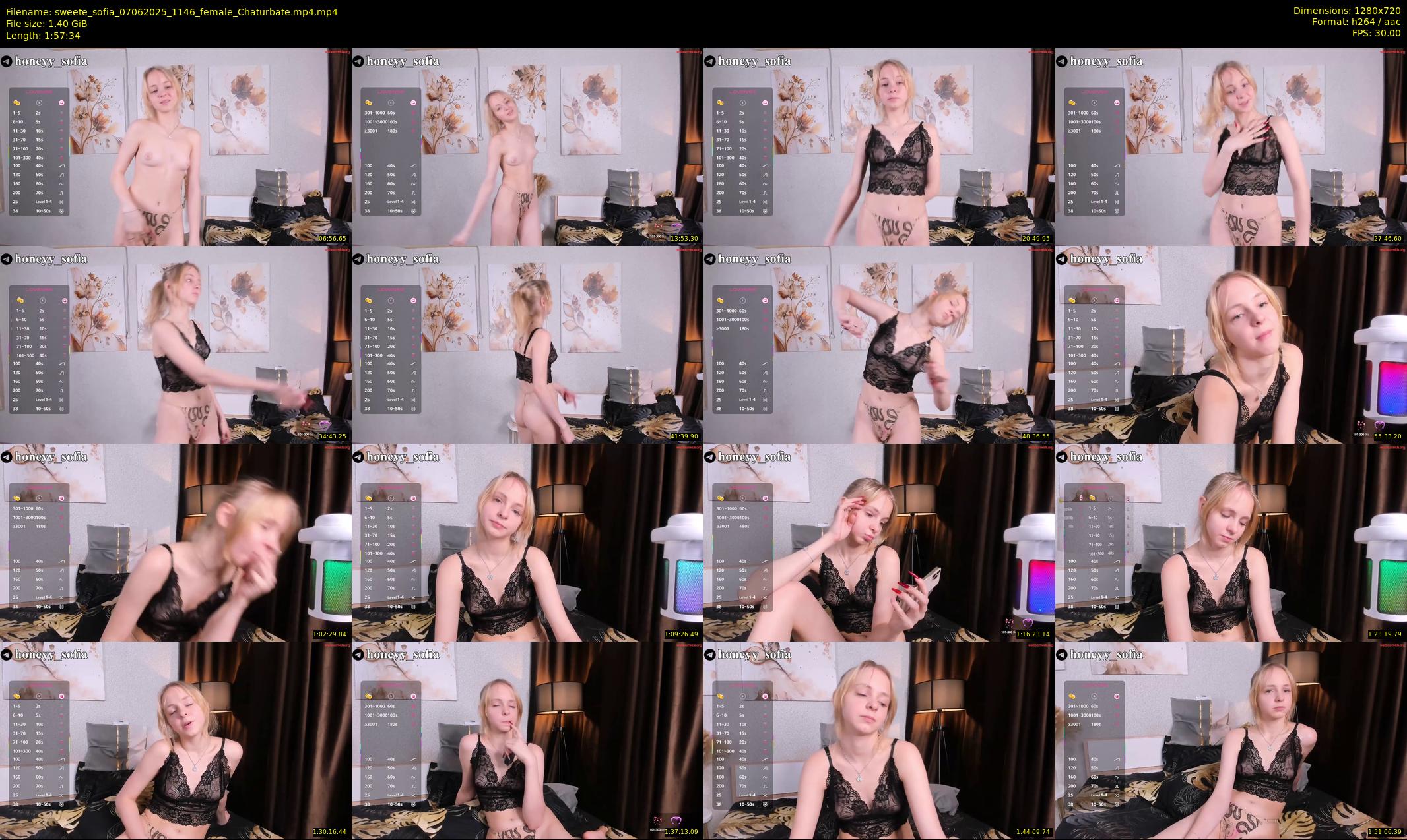 sweete_sofia — 118 minute Chaturbate female cam show recording, 720p, Jun 7, 2025