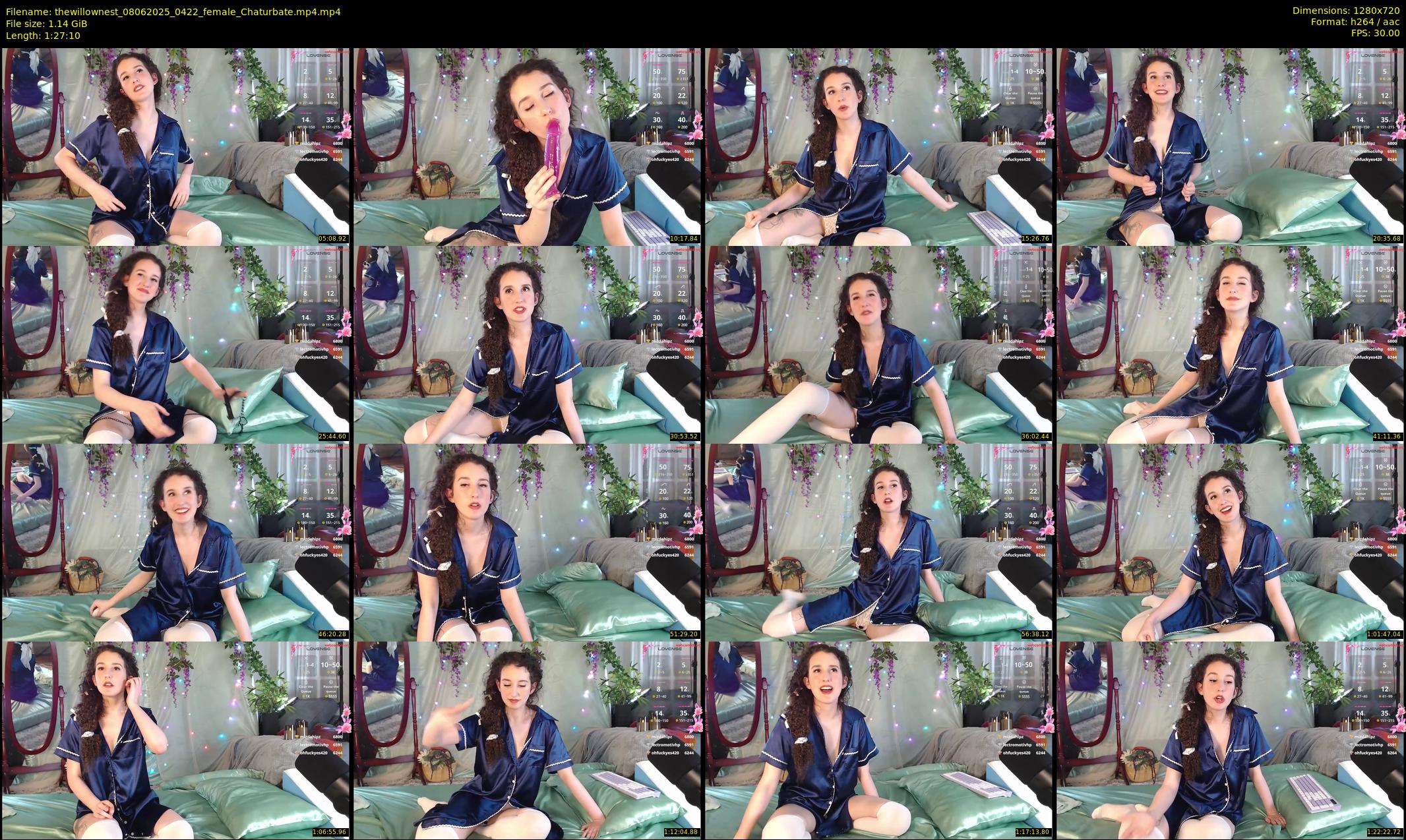 thewillownest — 88 minute Chaturbate female cam show recording, 720p, Jun 8, 2025