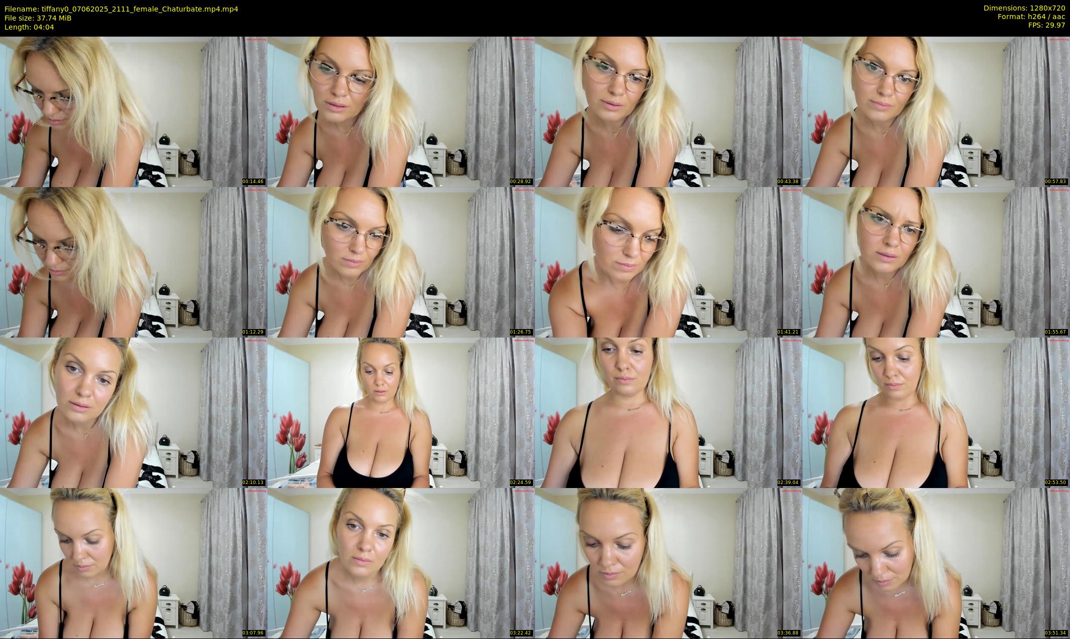 tiffany0 — 5 minute Chaturbate female cam show recording, 720p, Jun 7, 2025