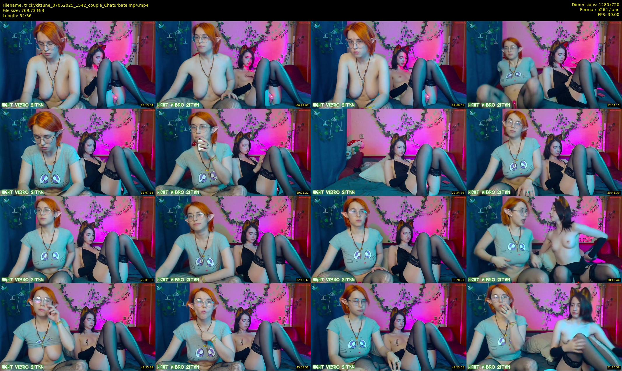 trickykitsune — 55 minute Chaturbate female cam show recording, 720p, Jun 7, 2025