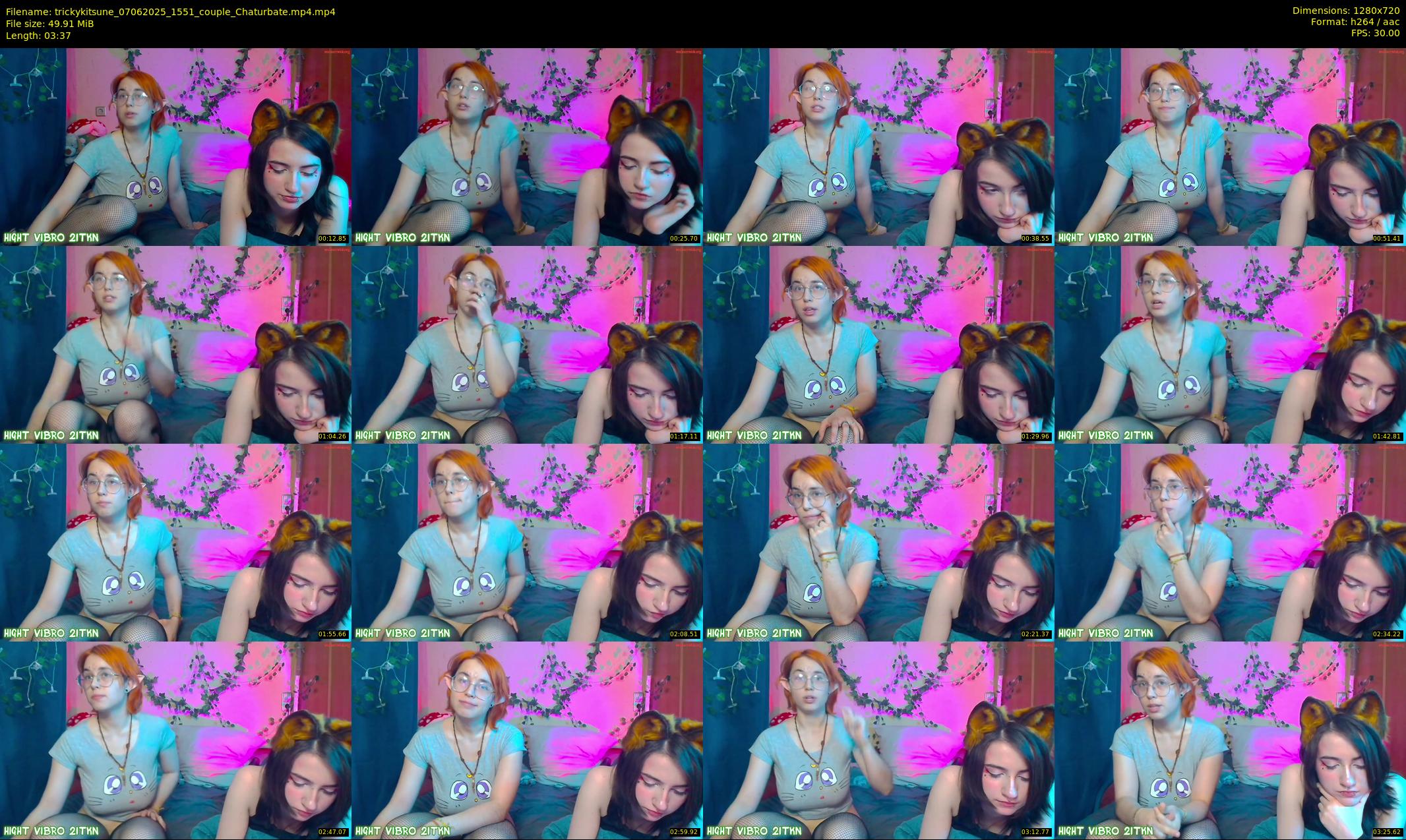 trickykitsune — 4 minute Chaturbate female cam show recording, 720p, Jun 7, 2025