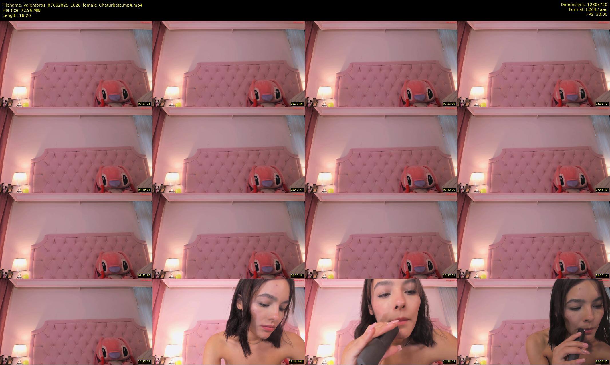 valentoro1 — 17 minute Chaturbate female cam show recording, 720p, Jun 7, 2025