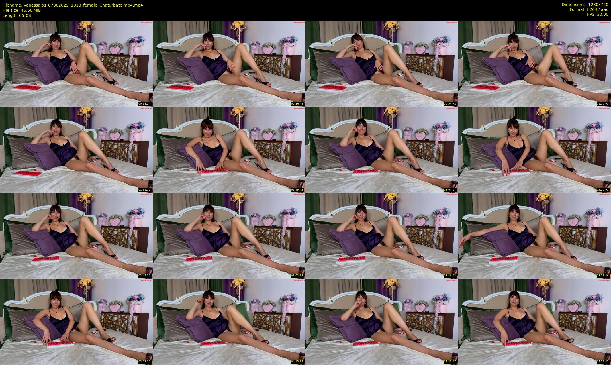 vanessajos — 6 minute Chaturbate female cam show recording, 720p, Jun 7, 2025