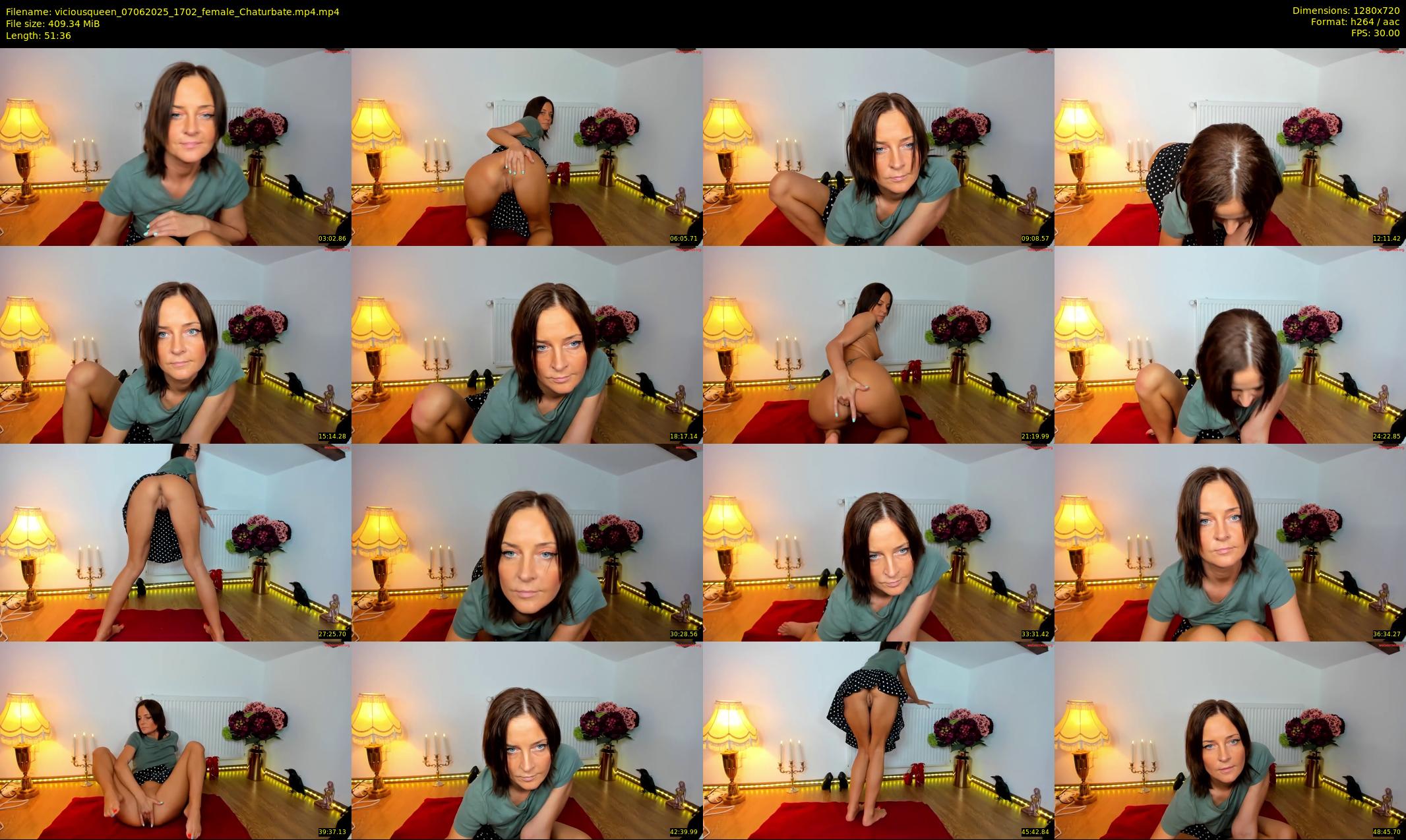 viciousqueen — 52 minute Chaturbate female cam show recording, 720p, Jun 7, 2025