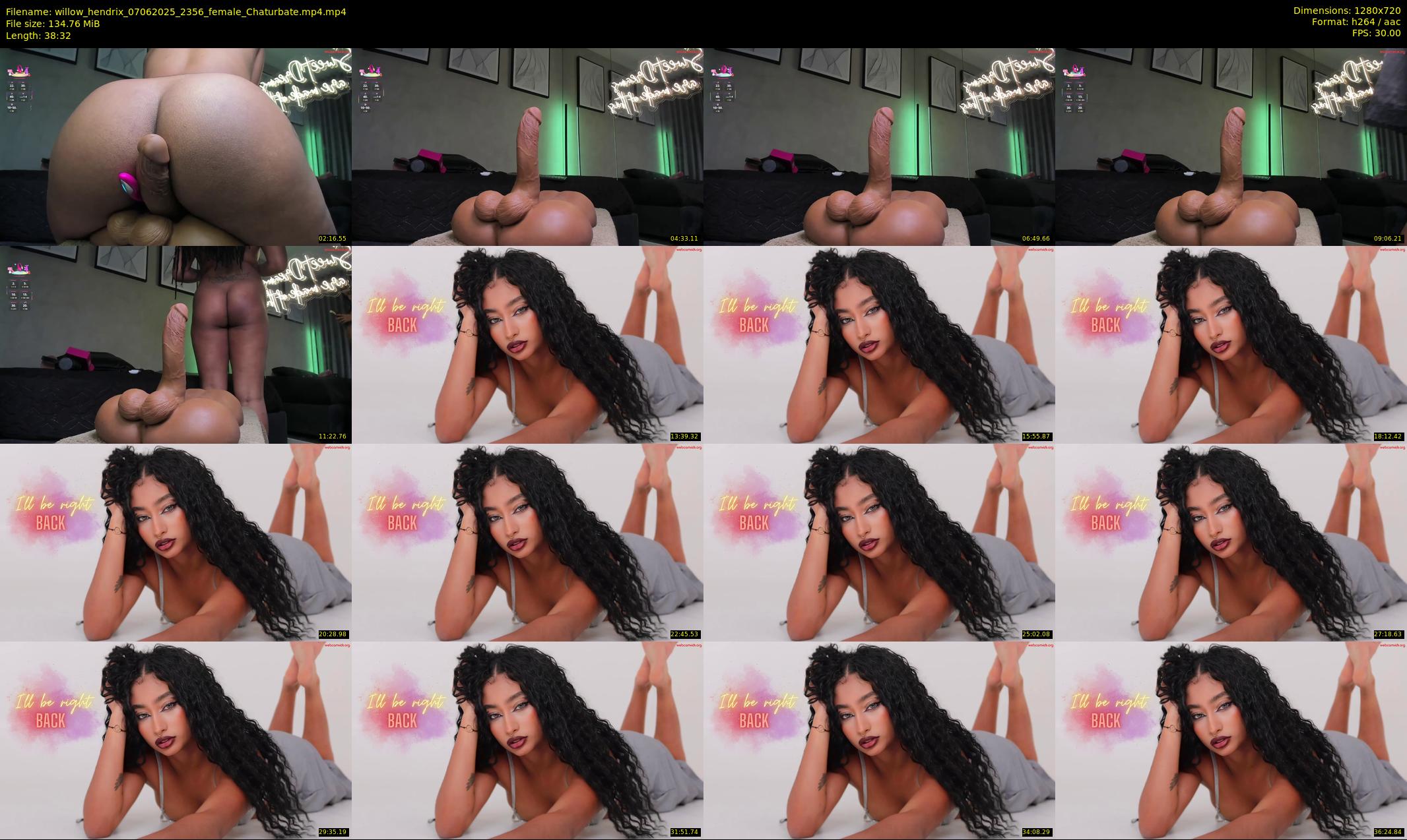 willow_hendrix — 39 minute Chaturbate female cam show recording, 720p, Jun 7, 2025