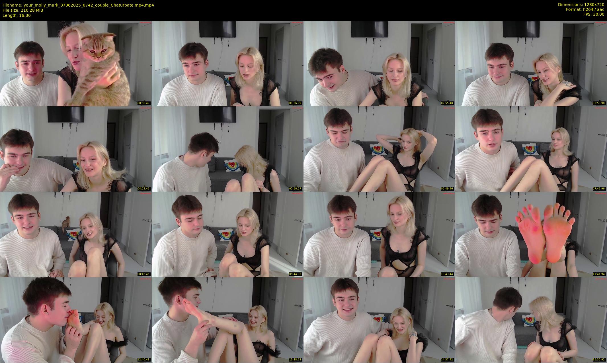 your_molly_mark — 17 minute Chaturbate couple cam show recording, 720p, Jun 7, 2025