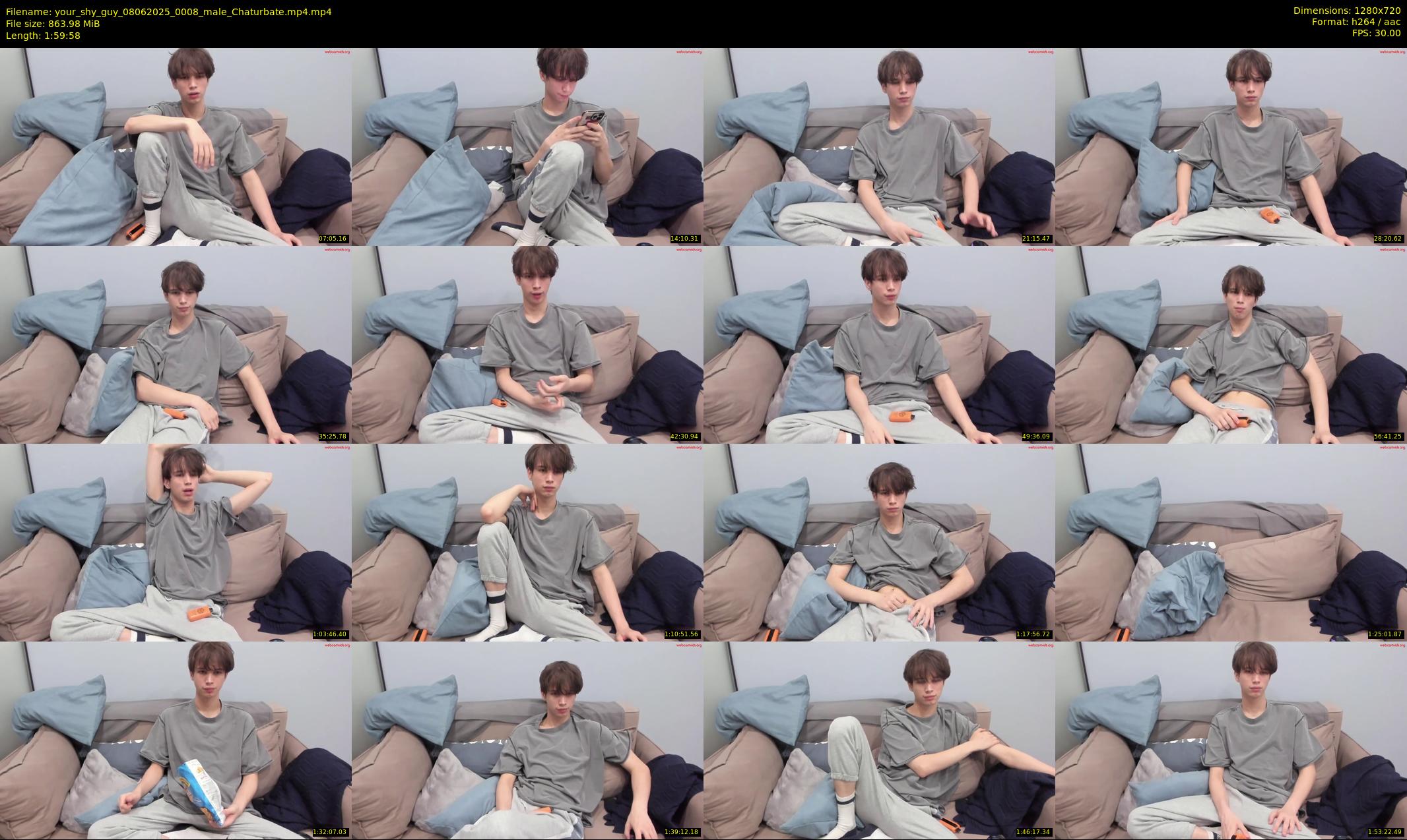 your_shy_guy — 120 minute Chaturbate male cam show recording, 720p, Jun 8, 2025