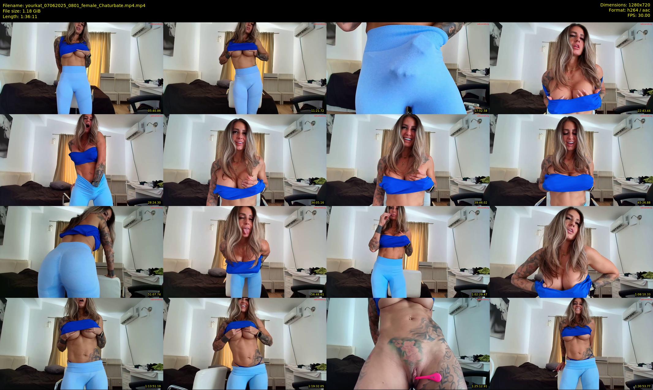 yourkat — 97 minute Chaturbate female cam show recording, 720p, Jun 7, 2025