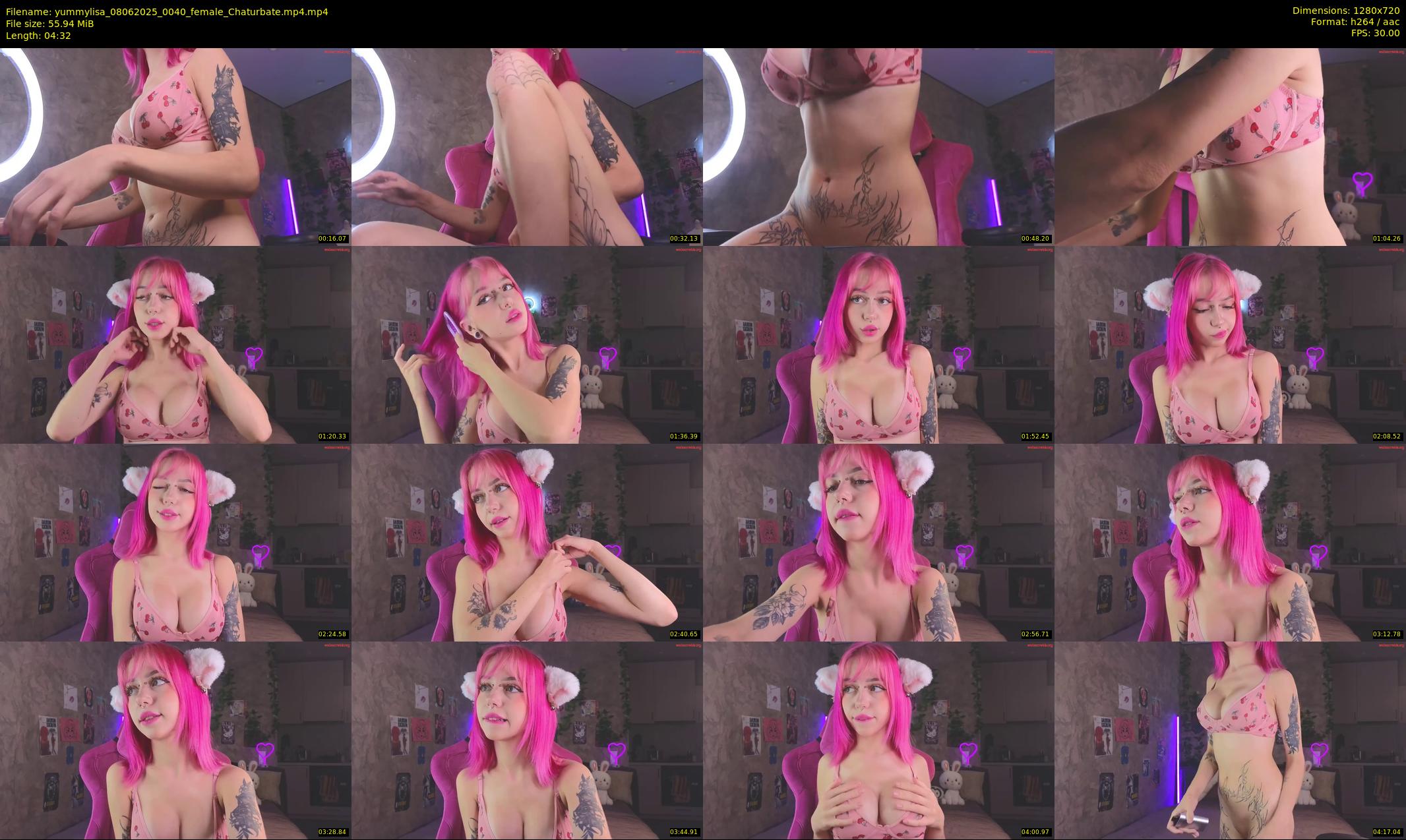 yummylisa — 5 minute Chaturbate female cam show recording, 720p, Jun 8, 2025