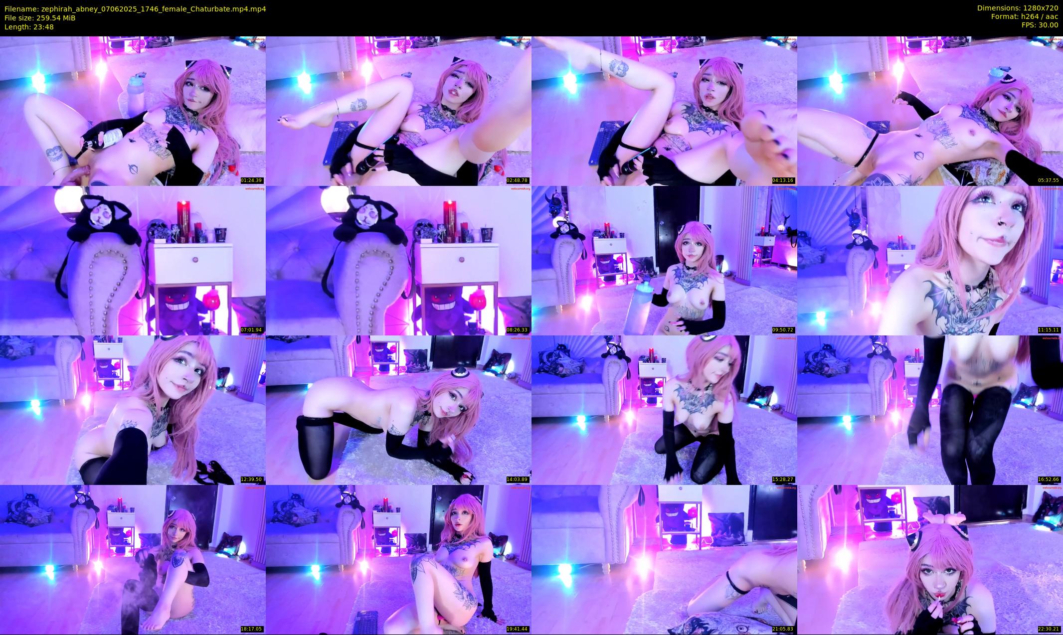 zephirah_abney — 24 minute Chaturbate female cam show recording, 720p, Jun 7, 2025