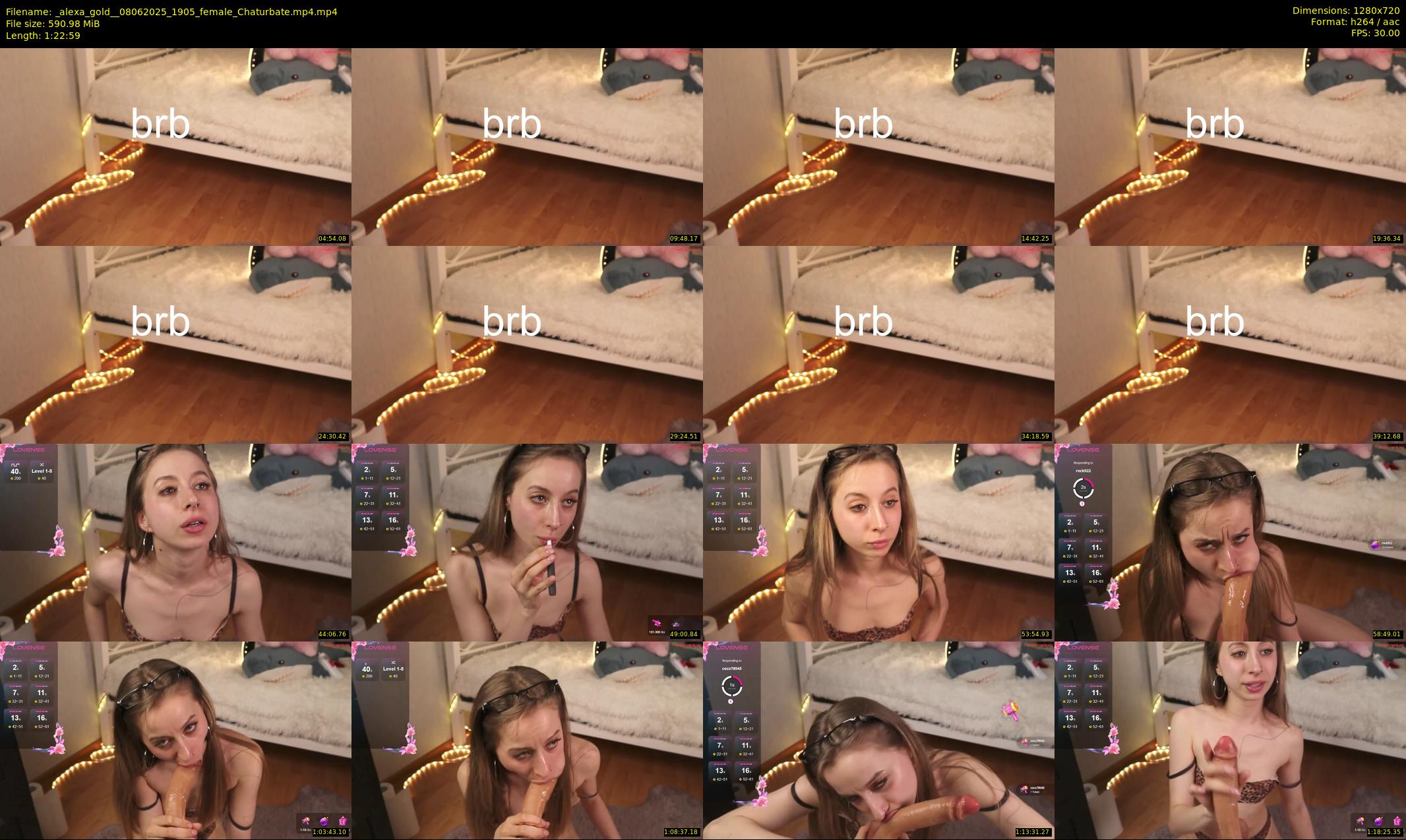 _alexa_gold_ — 83 minute Chaturbate female cam show recording, 720p, Jun 8, 2025