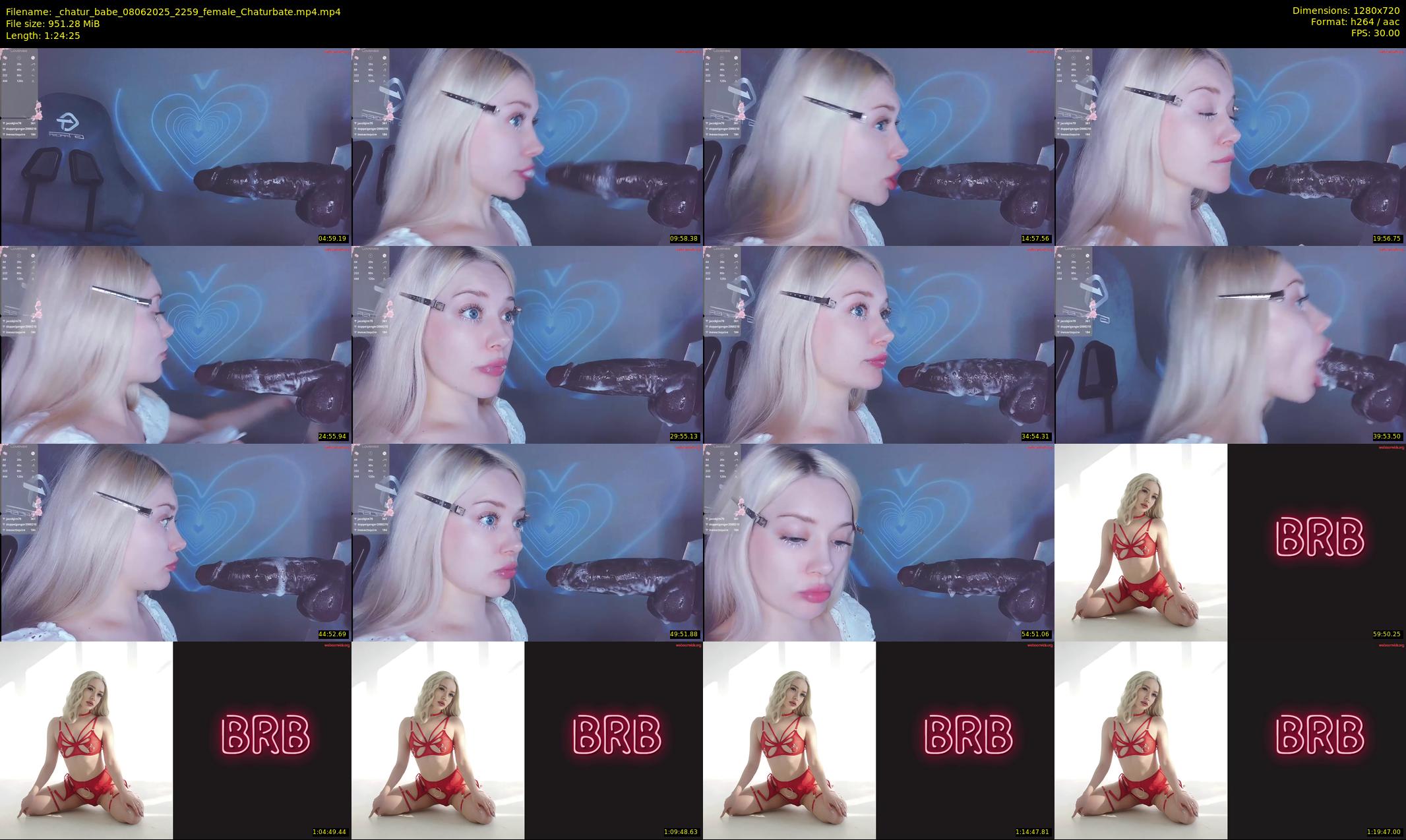 _chatur_babe — 85 minute Chaturbate female cam show recording, 720p, Jun 8, 2025