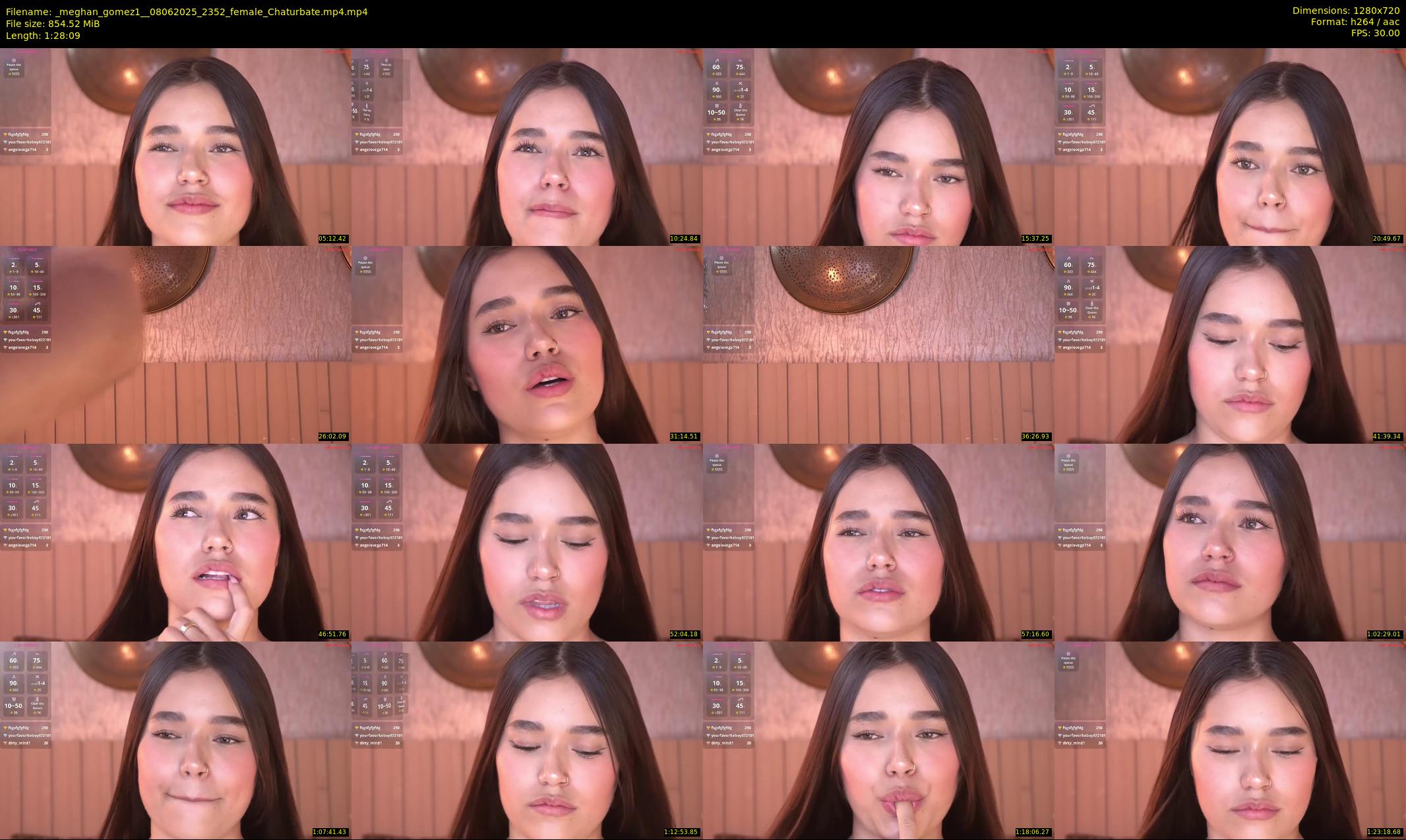 _meghan_gomez1_ — 89 minute Chaturbate female cam show recording, 720p, Jun 8, 2025