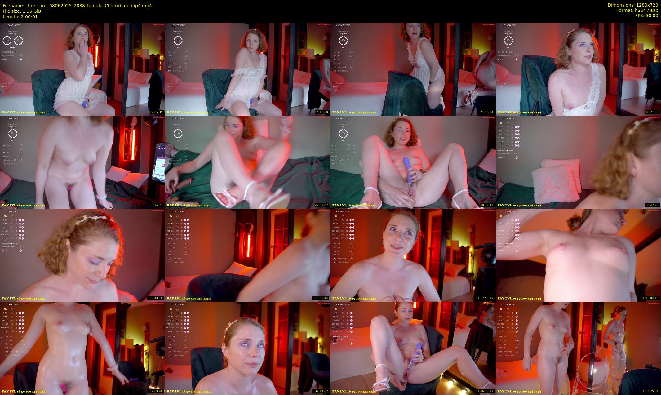 _the_sun_ — 121 minute Chaturbate female cam show recording, 720p, Jun 8, 2025