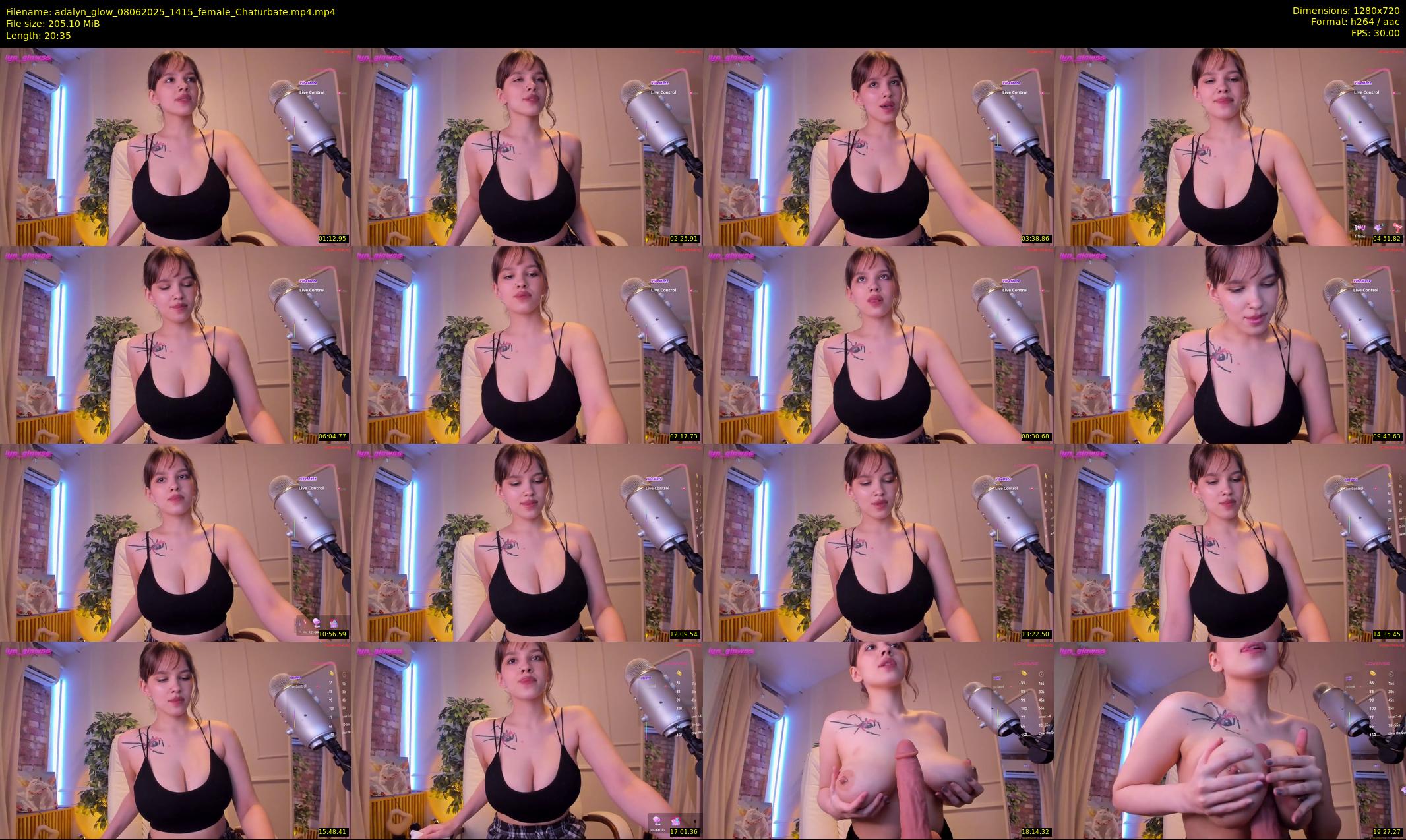 adalyn_glow — 21 minute Chaturbate female cam show recording, 720p, Jun 8, 2025