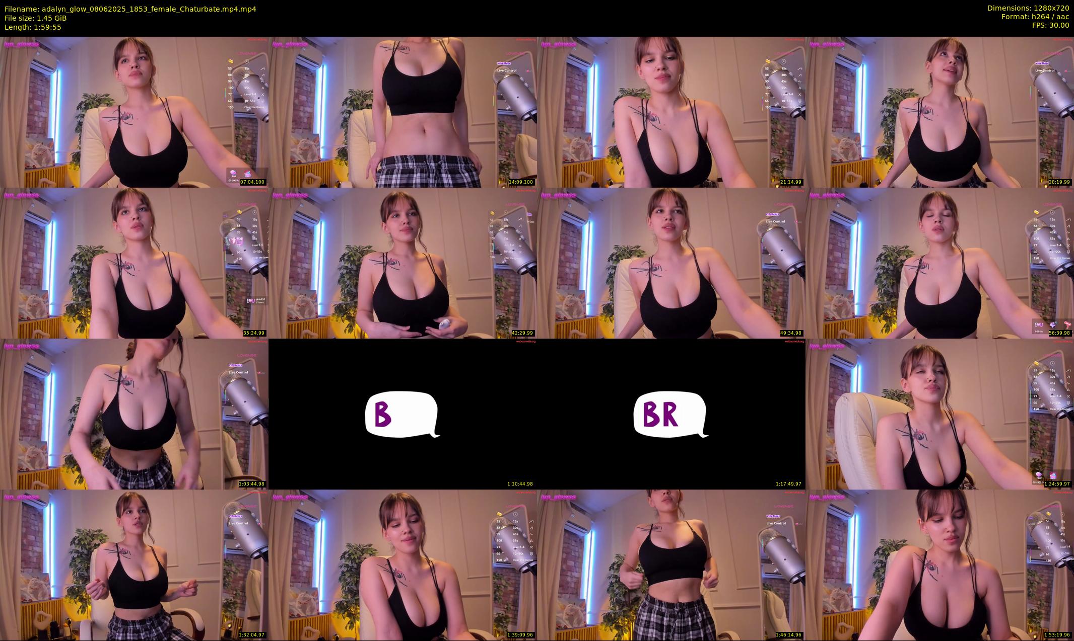 adalyn_glow — 120 minute Chaturbate female cam show recording, 720p, Jun 8, 2025