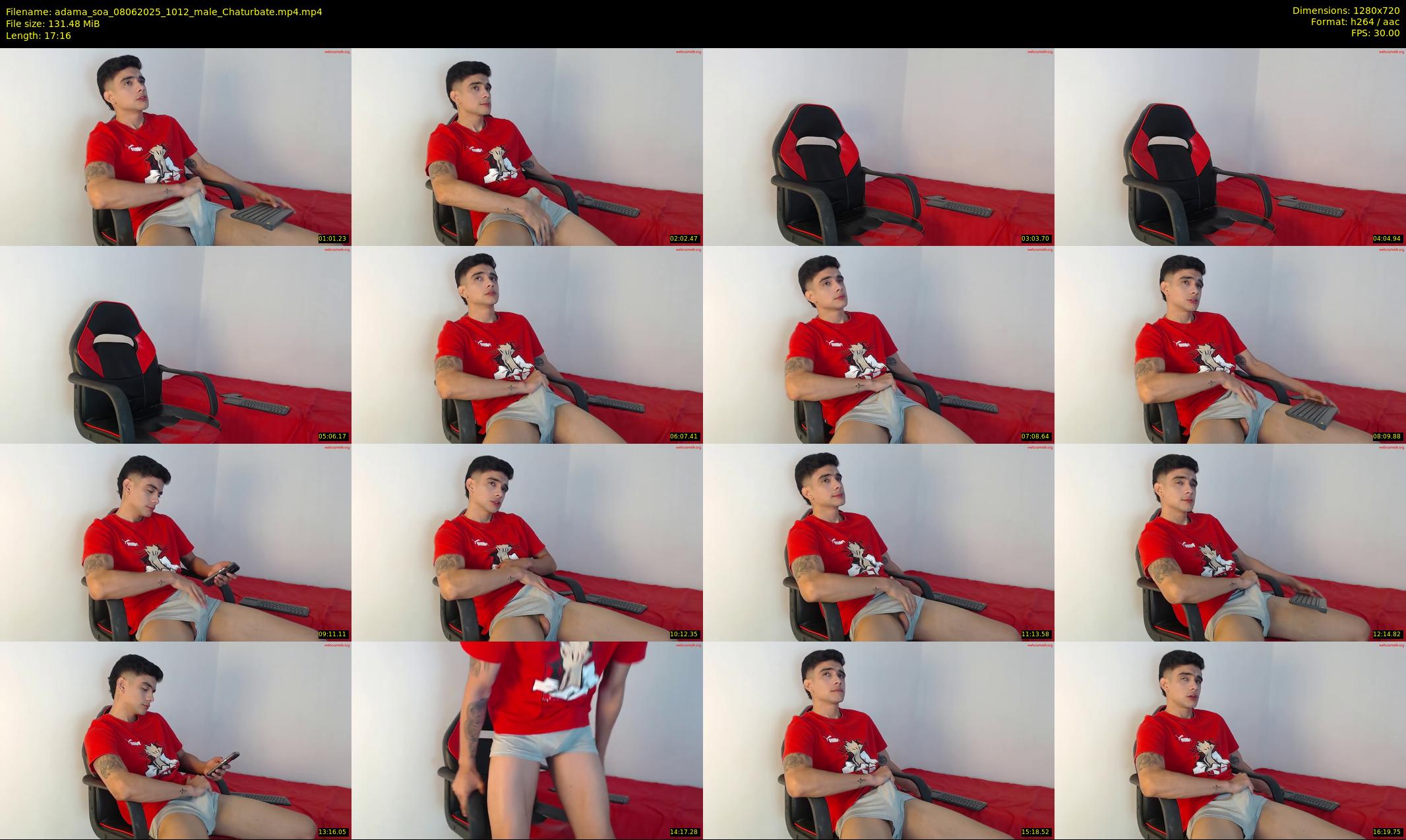 adama_soa — 18 minute Chaturbate male cam show recording, 720p, Jun 8, 2025