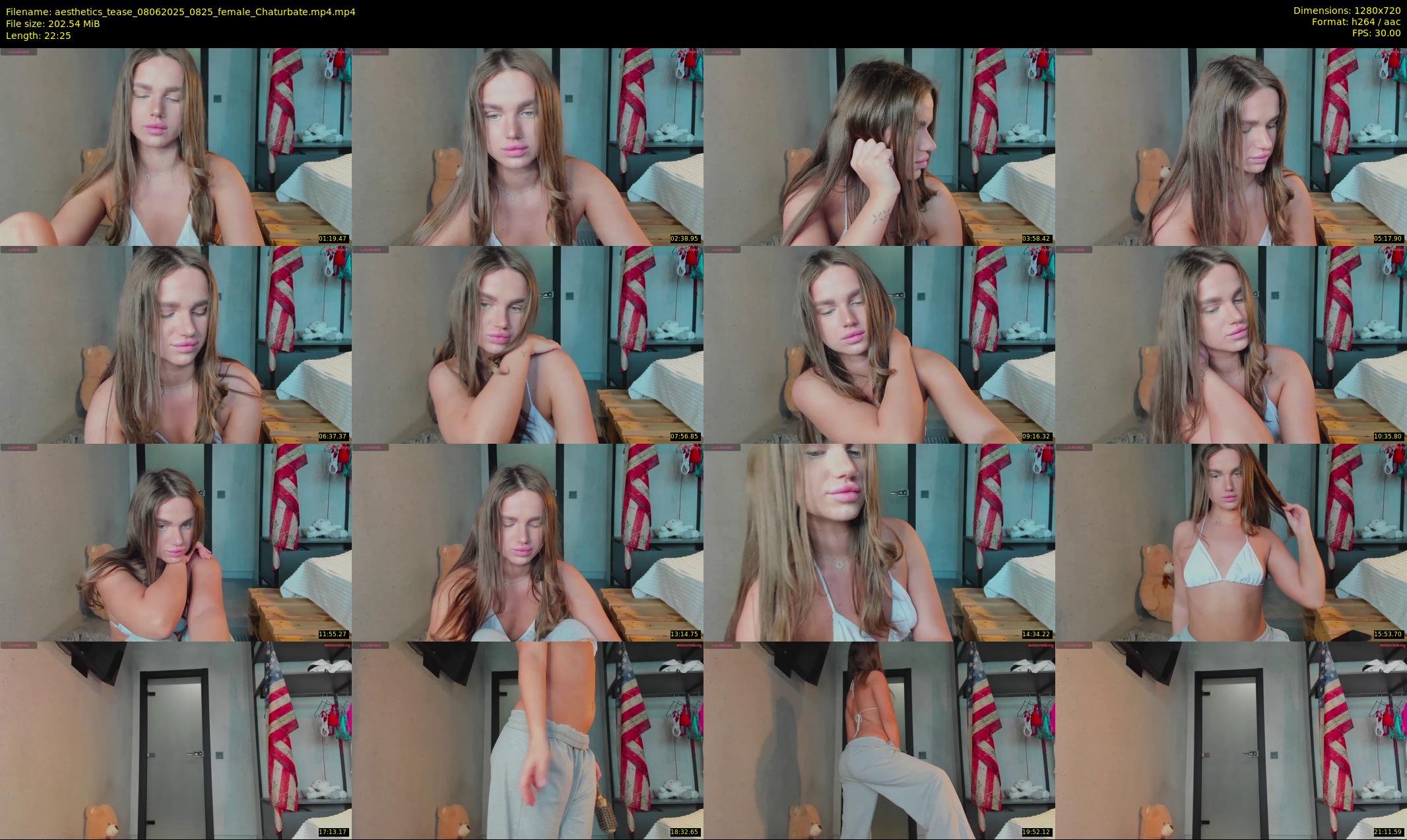 aesthetics_tease — 23 minute Chaturbate female cam show recording, 720p, Jun 8, 2025