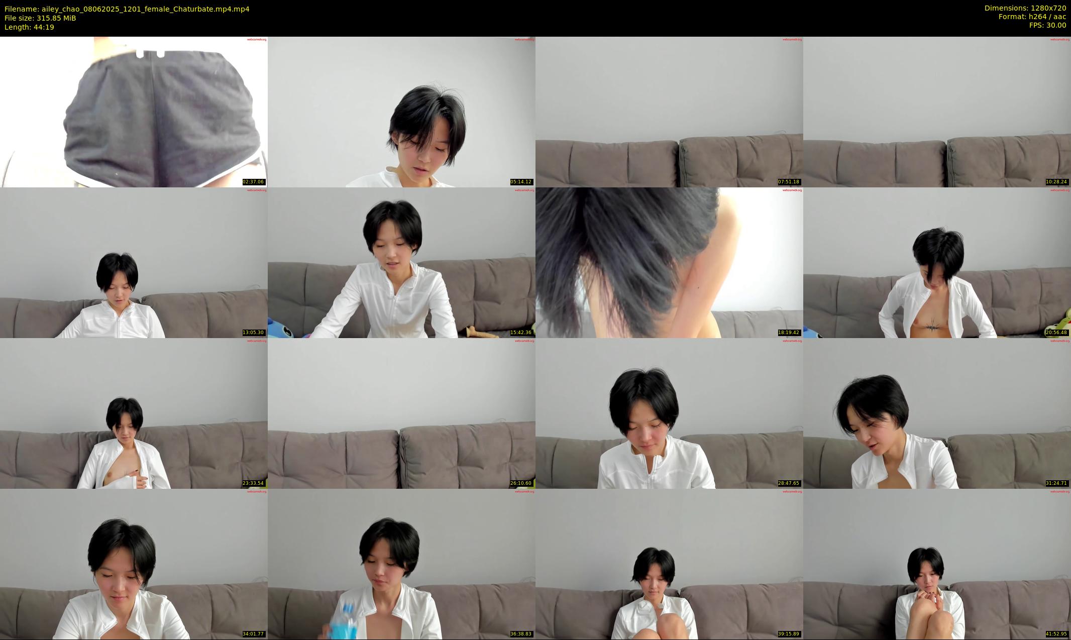 ailey_chao — 45 minute Chaturbate female cam show recording, 720p, Jun 8, 2025