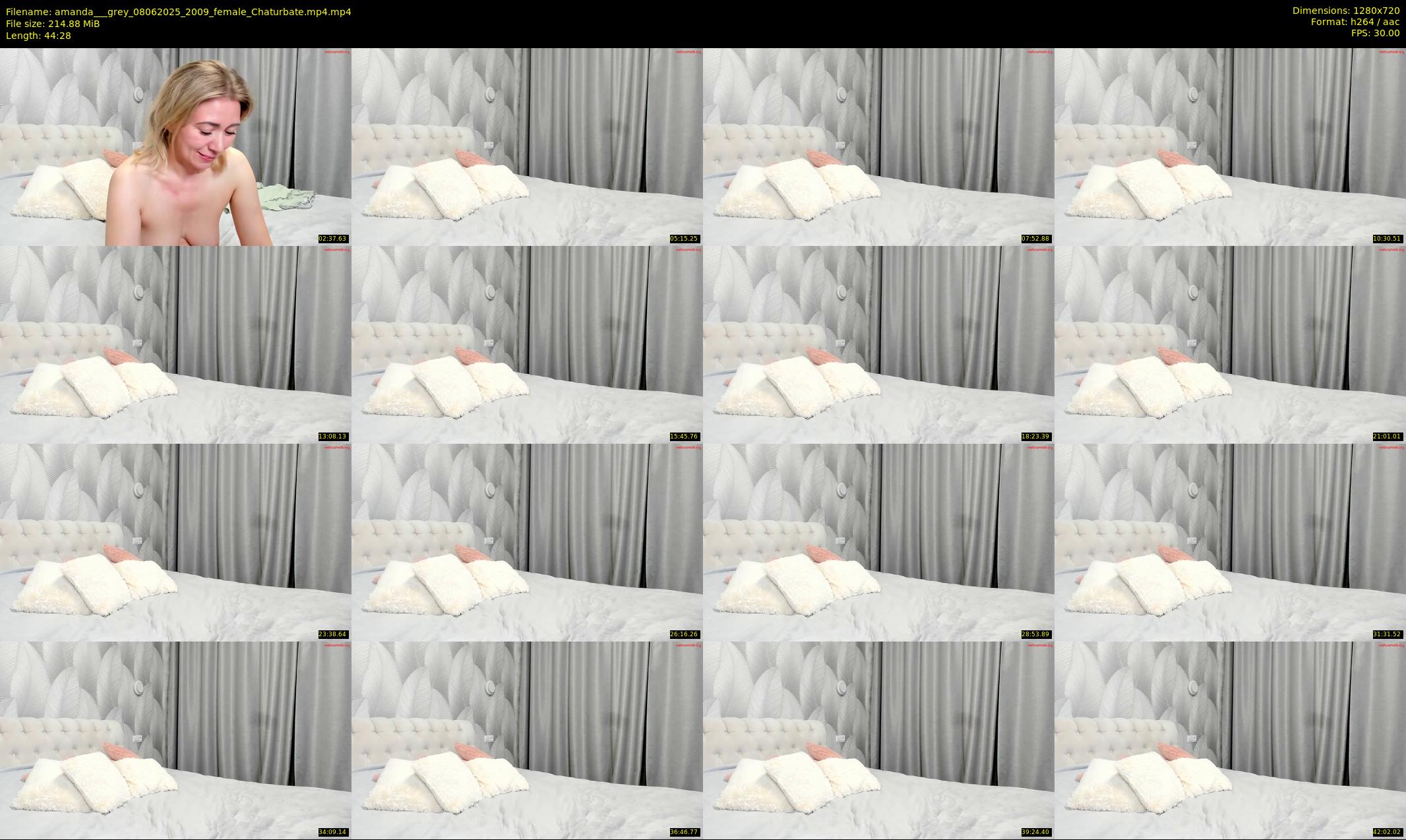 amanda___grey — 45 minute Chaturbate female cam show recording, 720p, Jun 8, 2025