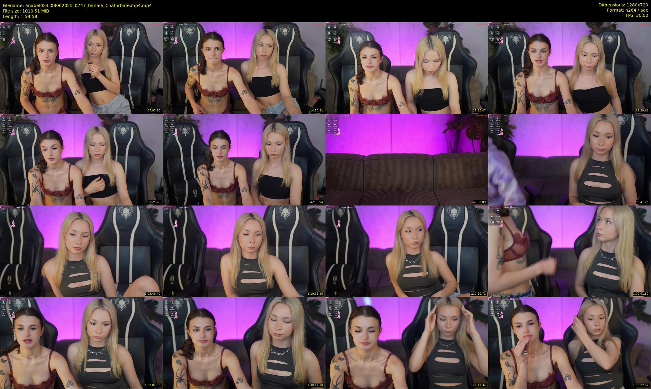 anabel054 — 120 minute Chaturbate female cam show recording, 720p, Jun 8, 2025