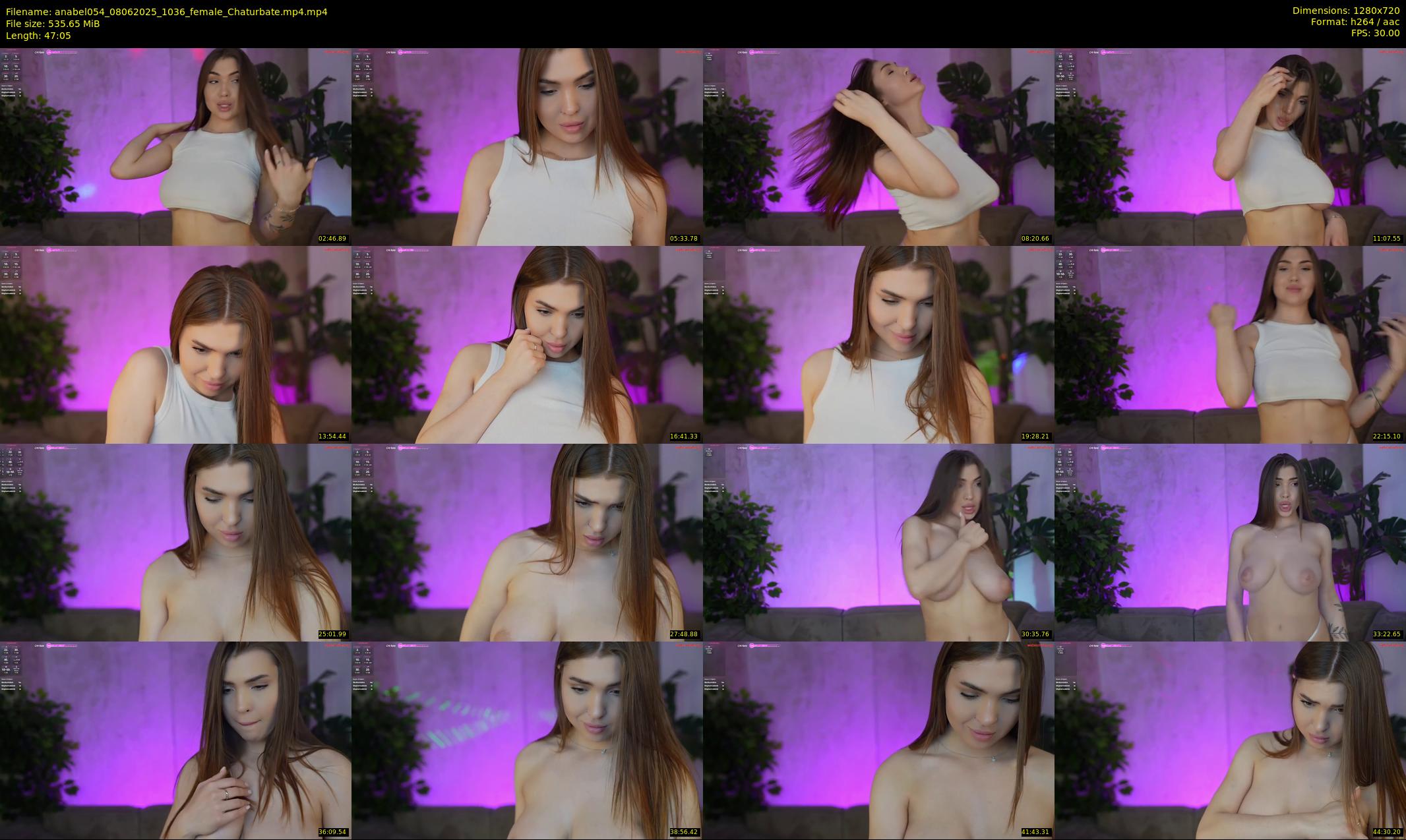 anabel054 — 48 minute Chaturbate female cam show recording, 720p, Jun 8, 2025