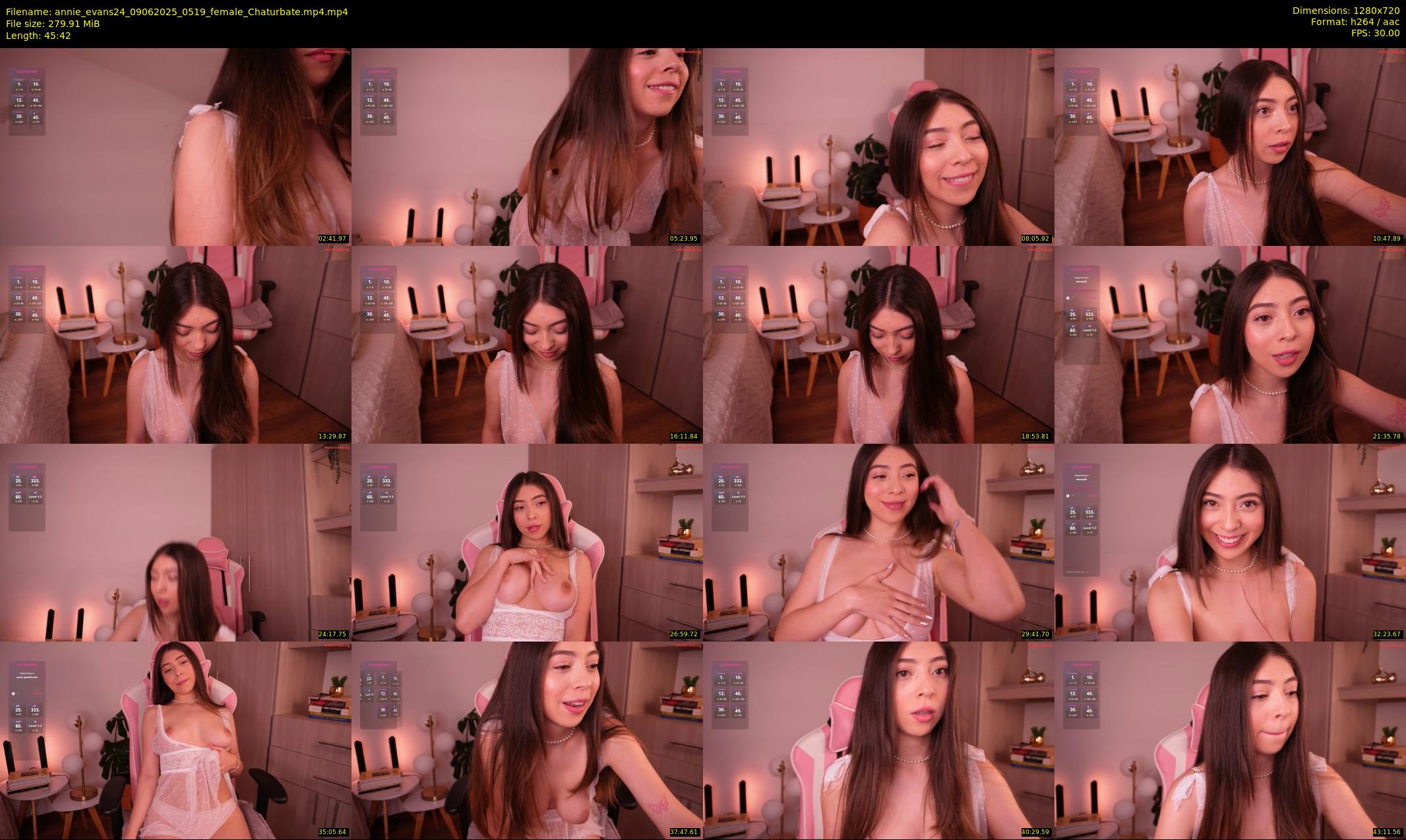 annie_evans24 — 46 minute Chaturbate female cam show recording, 720p, Jun 9, 2025