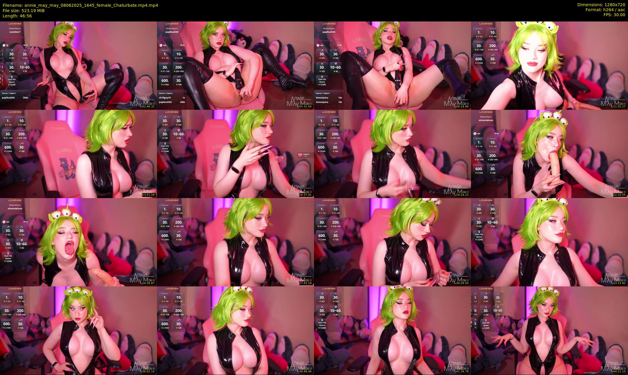 annie_may_may — 47 minute Chaturbate female cam show recording, 720p, Jun 8, 2025