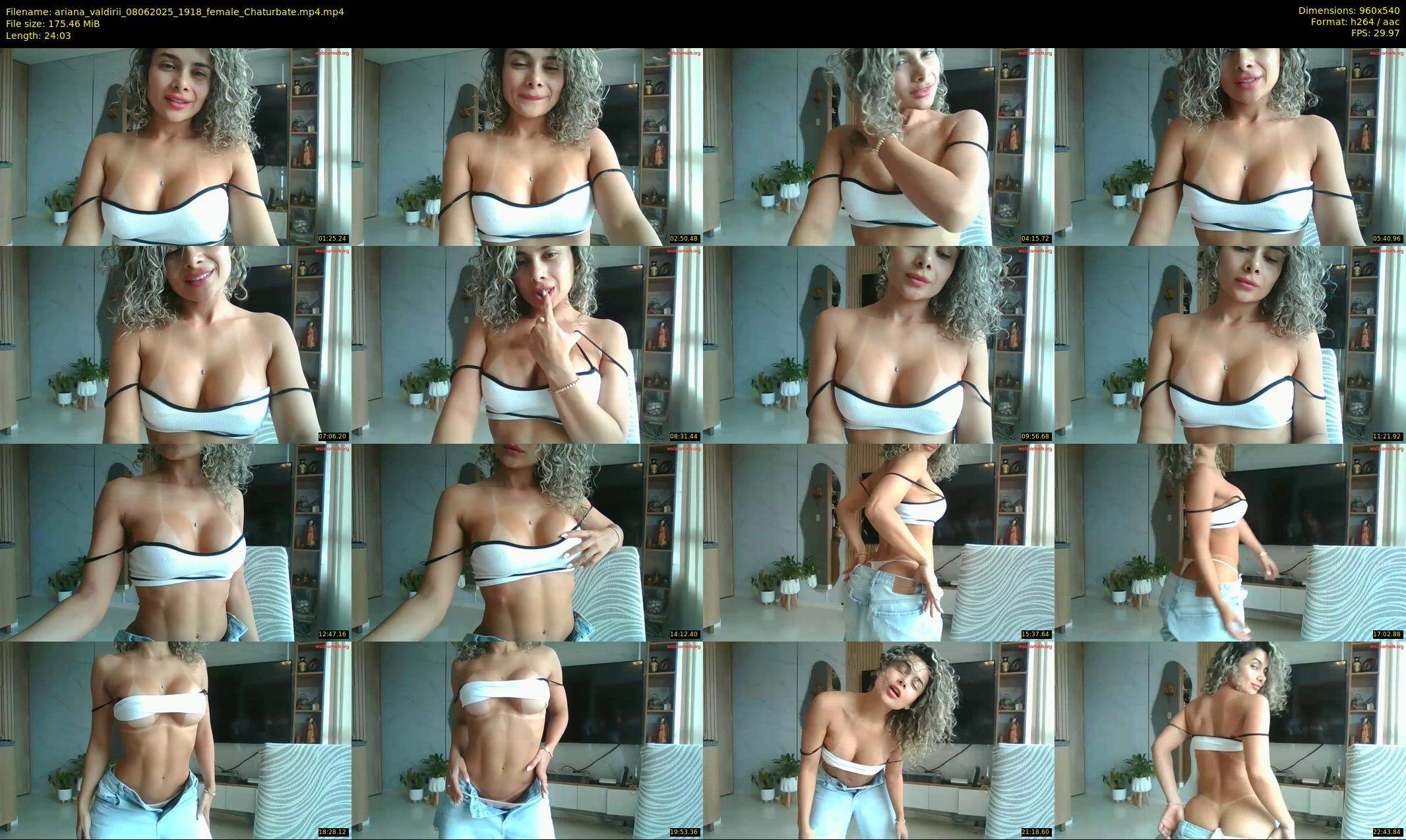 ariana_valdirii — 25 minute Chaturbate female cam show recording, 480p, Jun 8, 2025