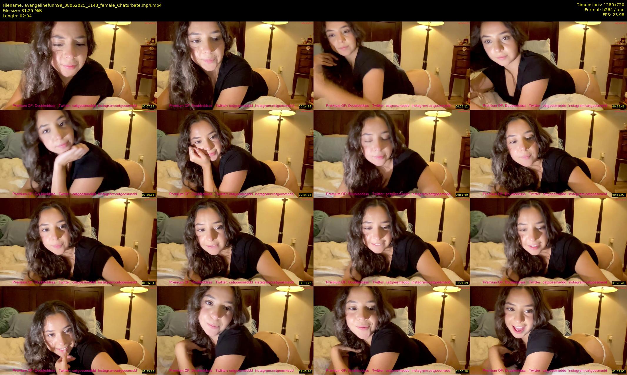 avangelinefunn99 — 3 minute Chaturbate female cam show recording, 720p, Jun 8, 2025