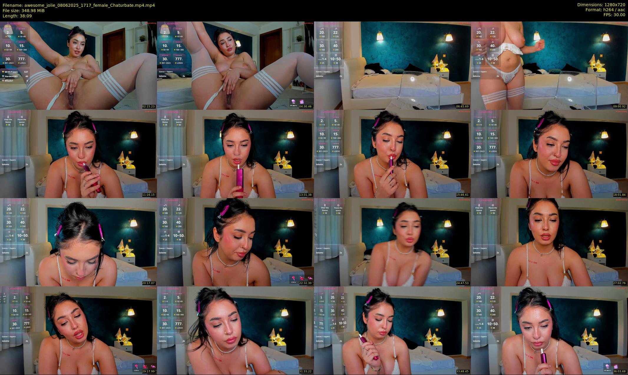 awesome_jolie — 39 minute Chaturbate female cam show recording, 720p, Jun 8, 2025