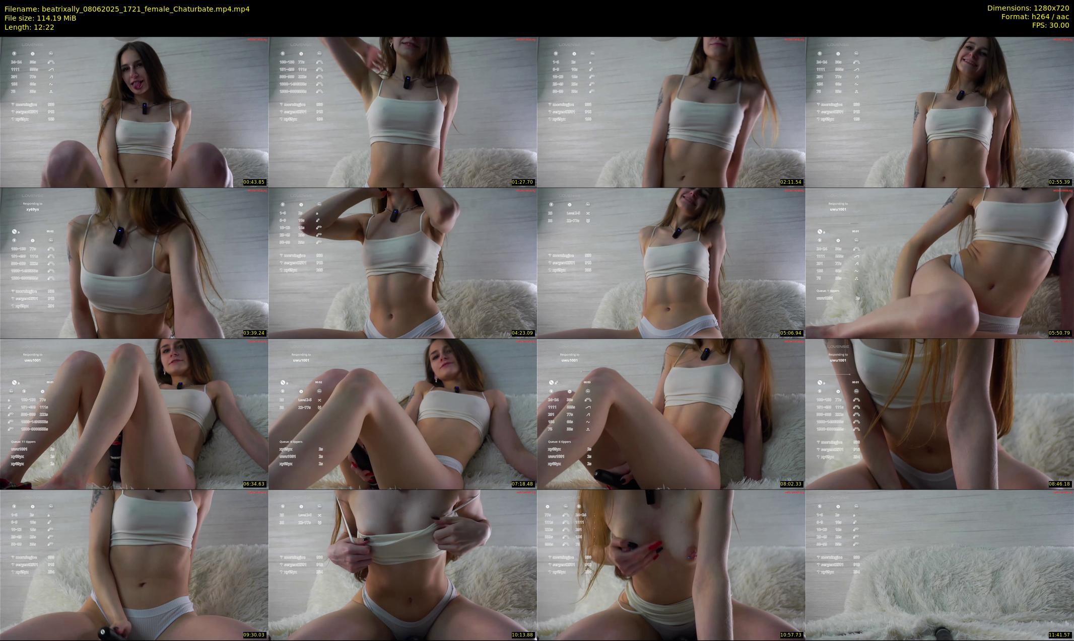 beatrixally — 13 minute Chaturbate female cam show recording, 720p, Jun 8, 2025