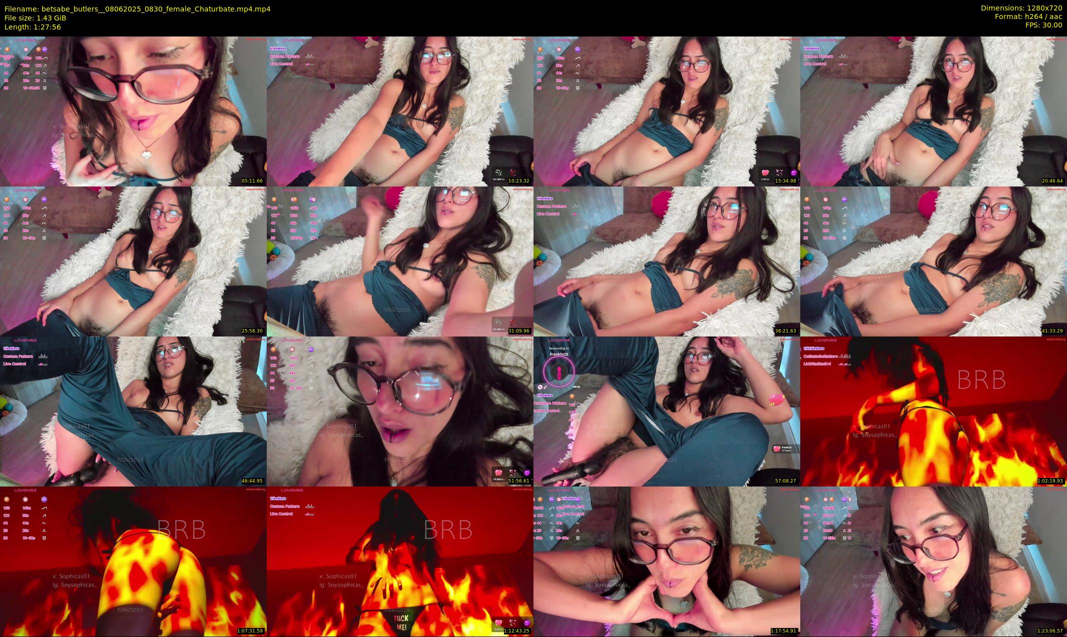 betsabe_butlers_ — 88 minute Chaturbate female cam show recording, 720p, Jun 8, 2025