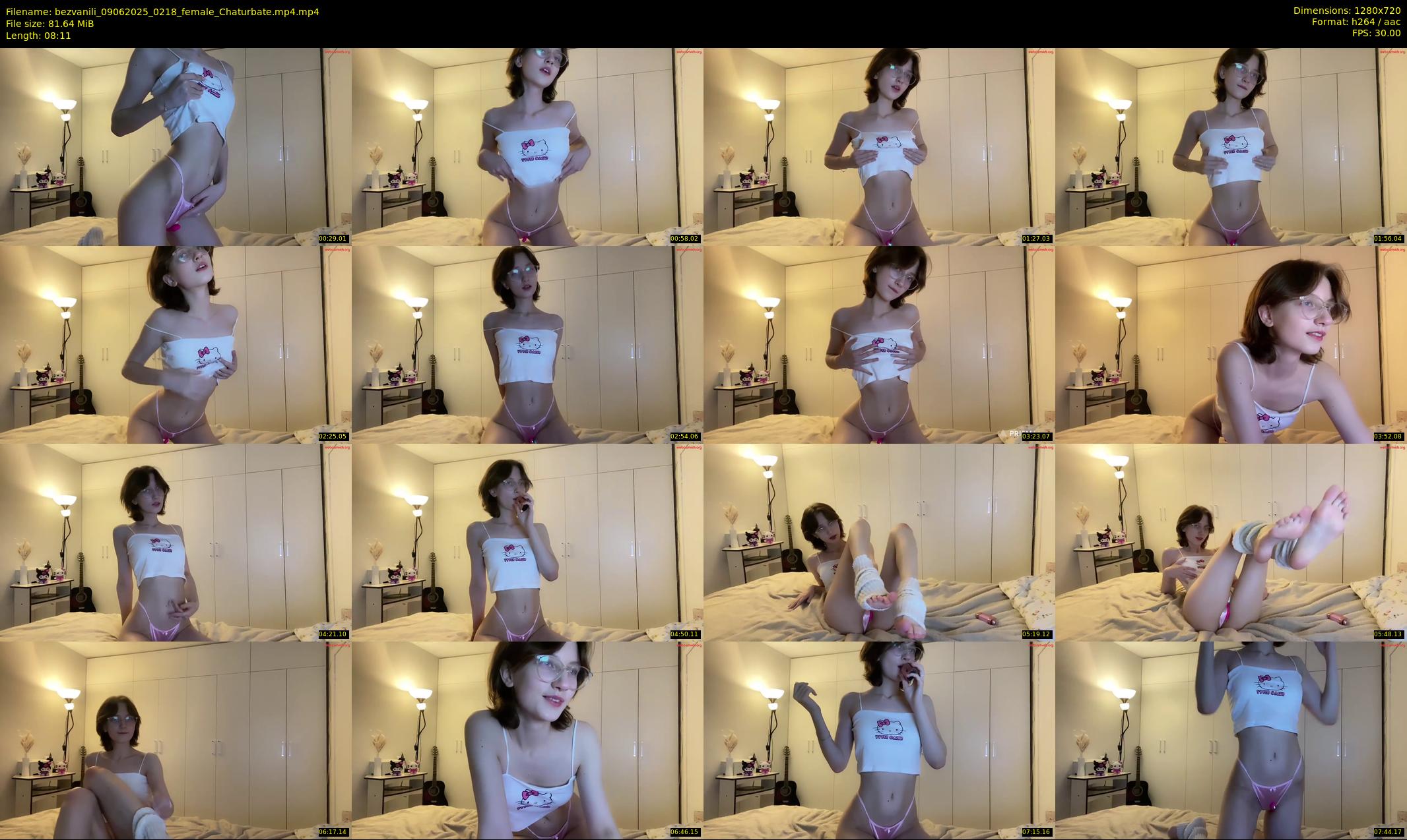 bezvanili — 9 minute Chaturbate female cam show recording, 720p, Jun 9, 2025