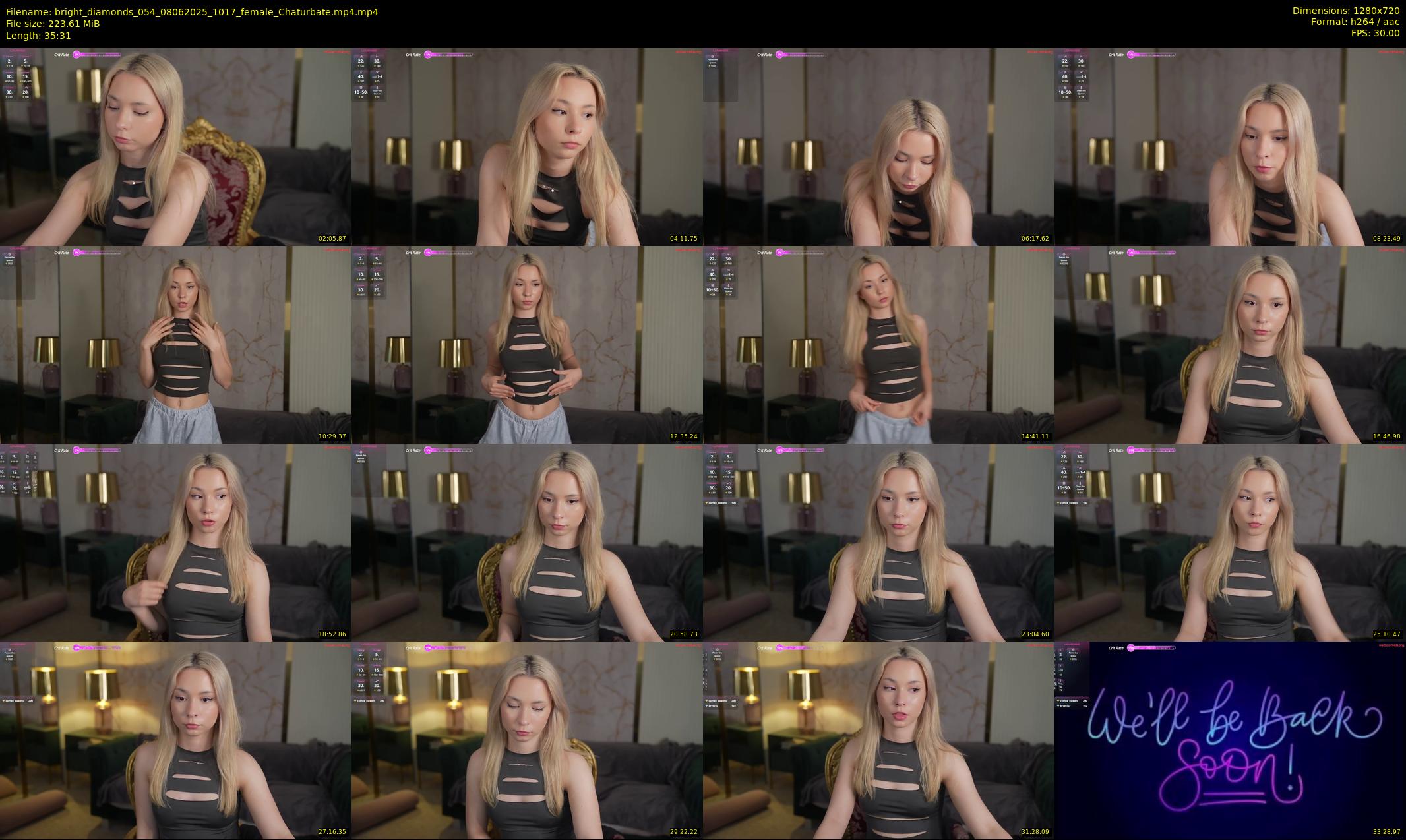 bright_diamonds_054 — 36 minute Chaturbate couple cam show recording, 720p, Jun 8, 2025