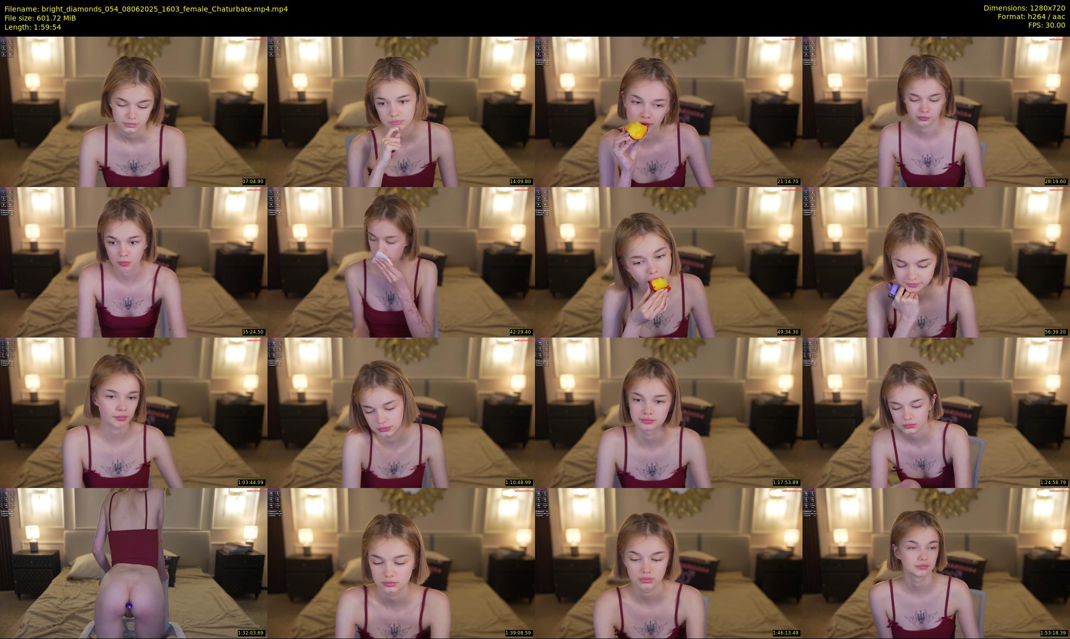 bright_diamonds_054 — 120 minute Chaturbate couple cam show recording, 720p, Jun 8, 2025