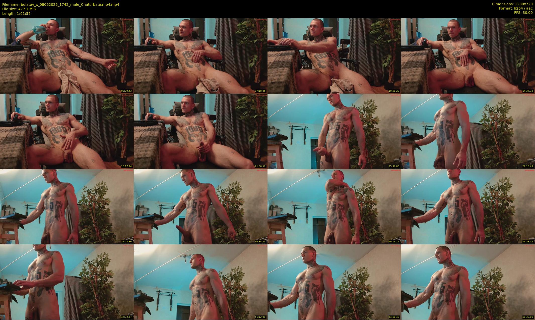 bulatov_x — 62 minute Chaturbate male cam show recording, 720p, Jun 8, 2025