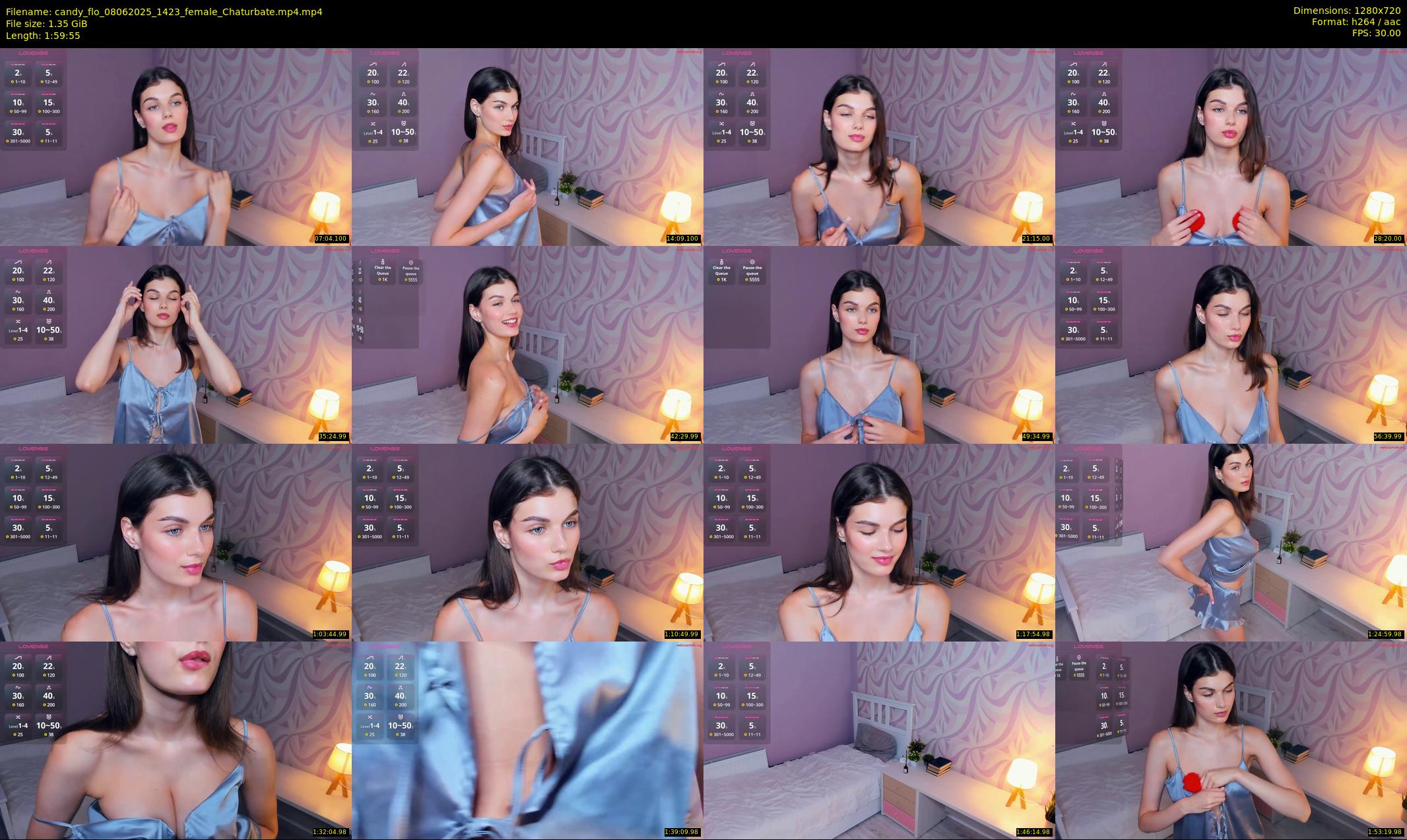 candy_flo — 120 minute Chaturbate female cam show recording, 720p, Jun 8, 2025