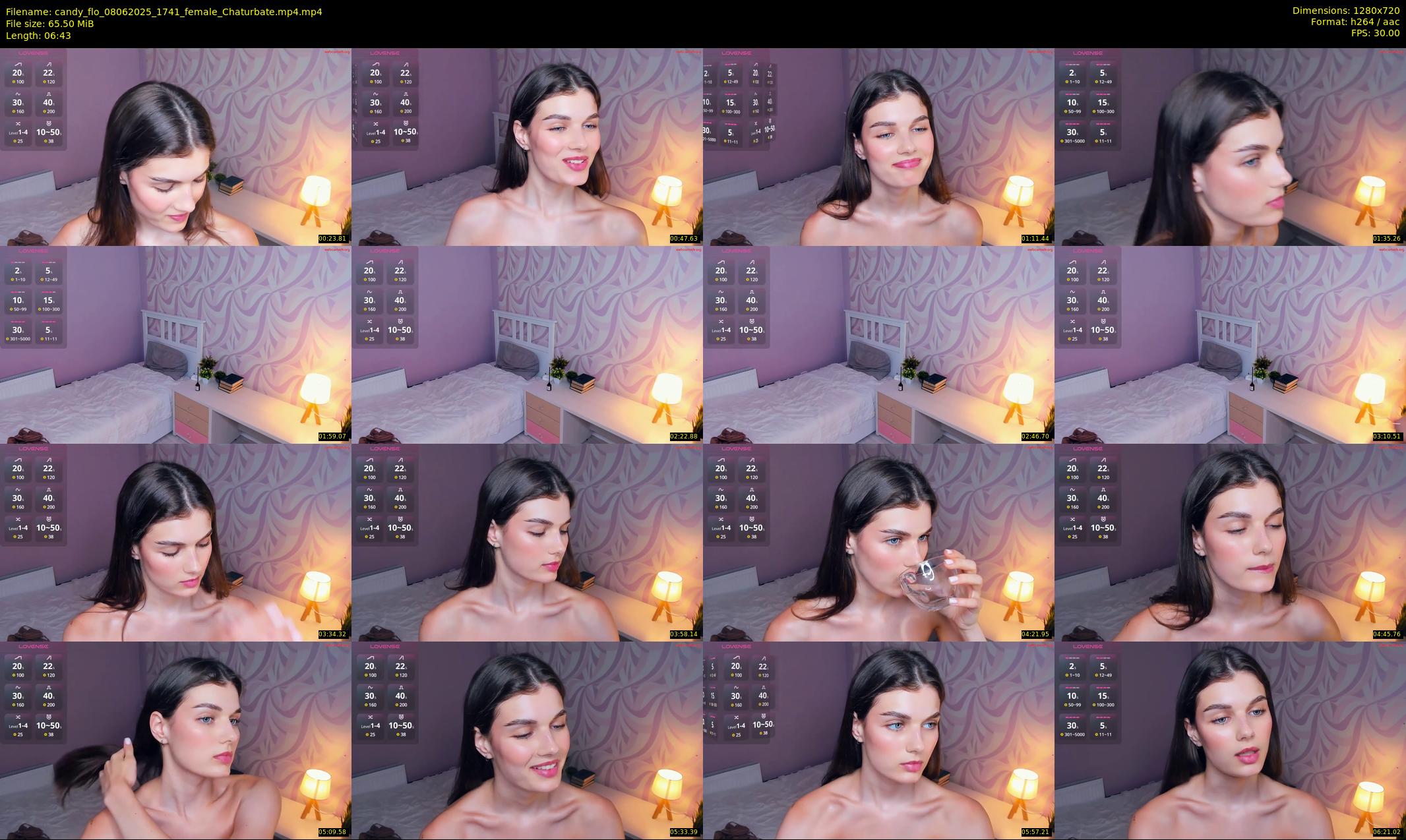 candy_flo — 7 minute Chaturbate female cam show recording, 720p, Jun 8, 2025