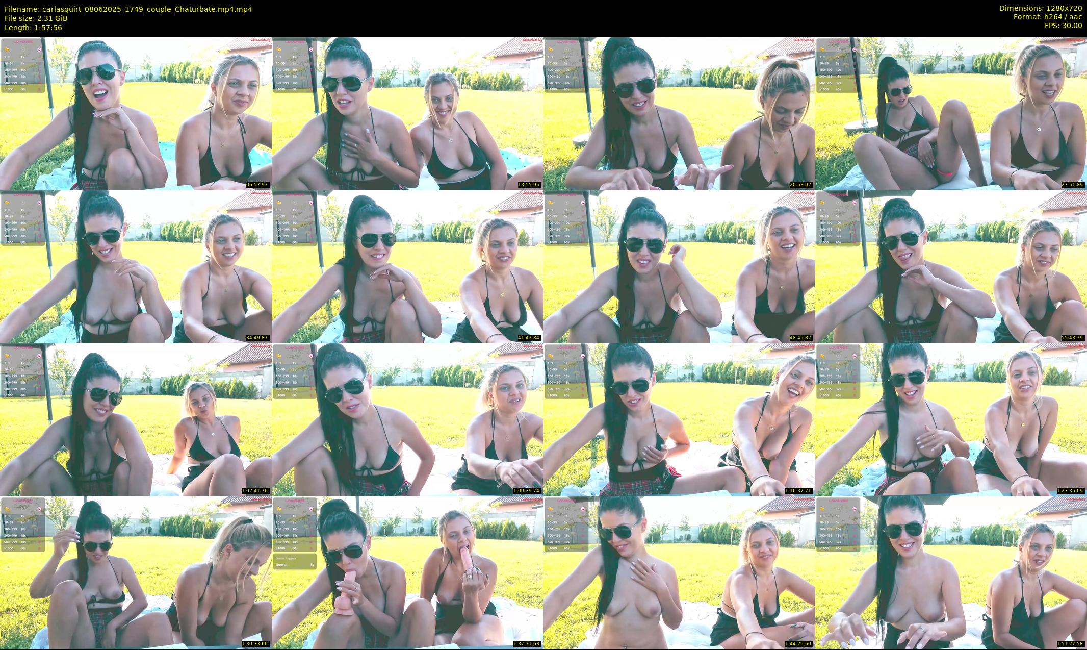 carlasquirt — 118 minute Chaturbate female cam show recording, 720p, Jun 8, 2025