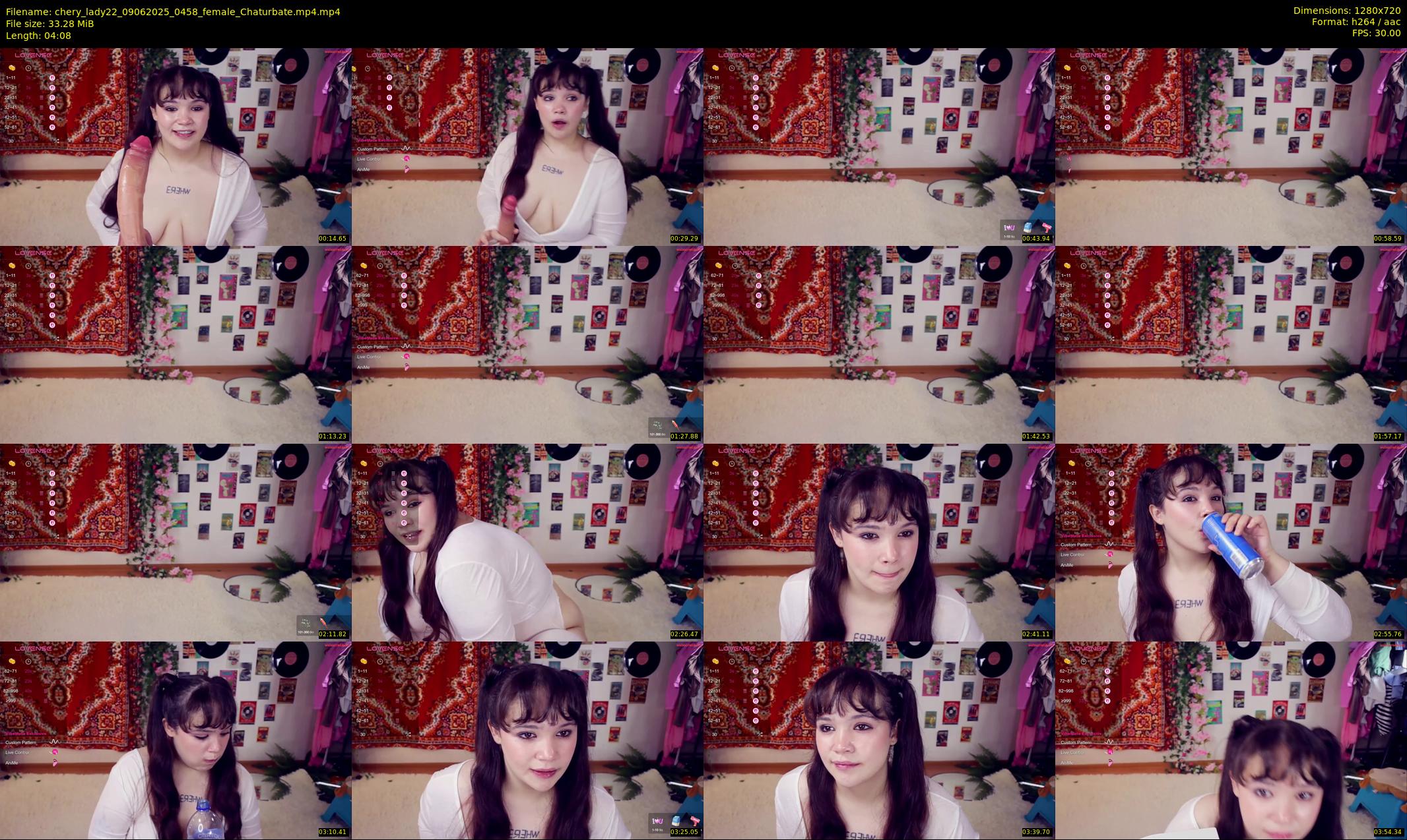 chery_lady22 — 5 minute Chaturbate female cam show recording, 720p, Jun 9, 2025