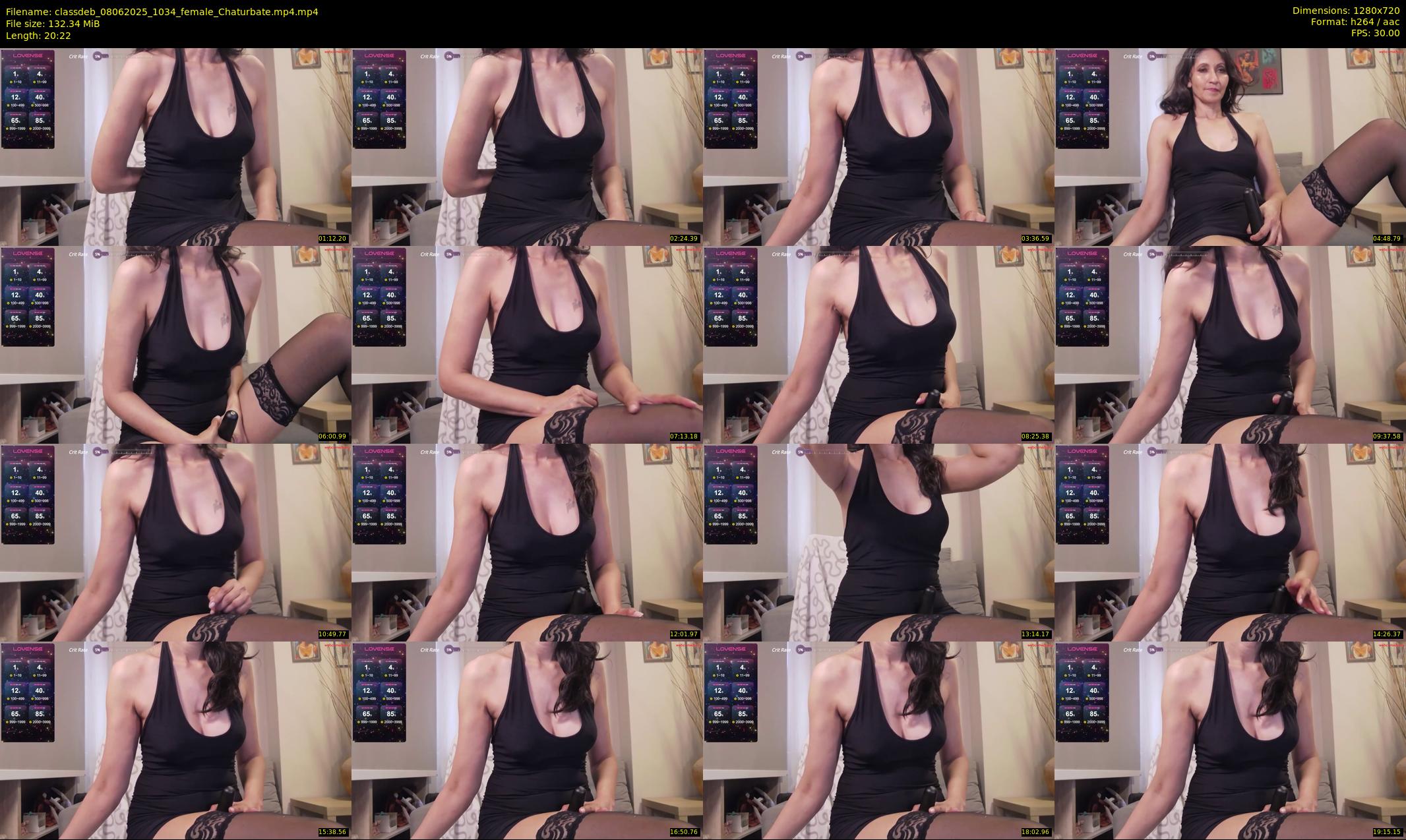 classdeb — 21 minute Chaturbate female cam show recording, 720p, Jun 8, 2025